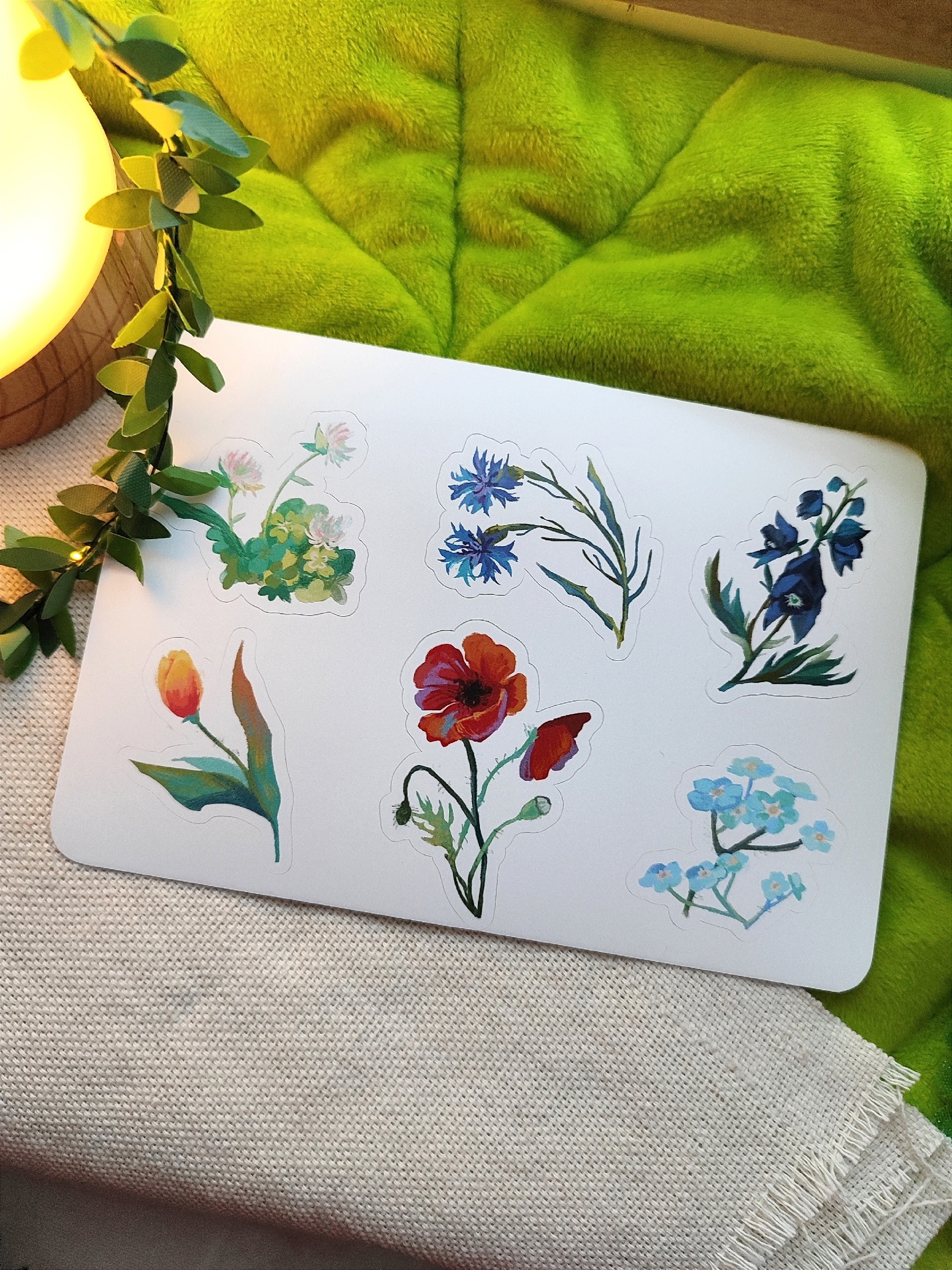 Стикеры Цветы