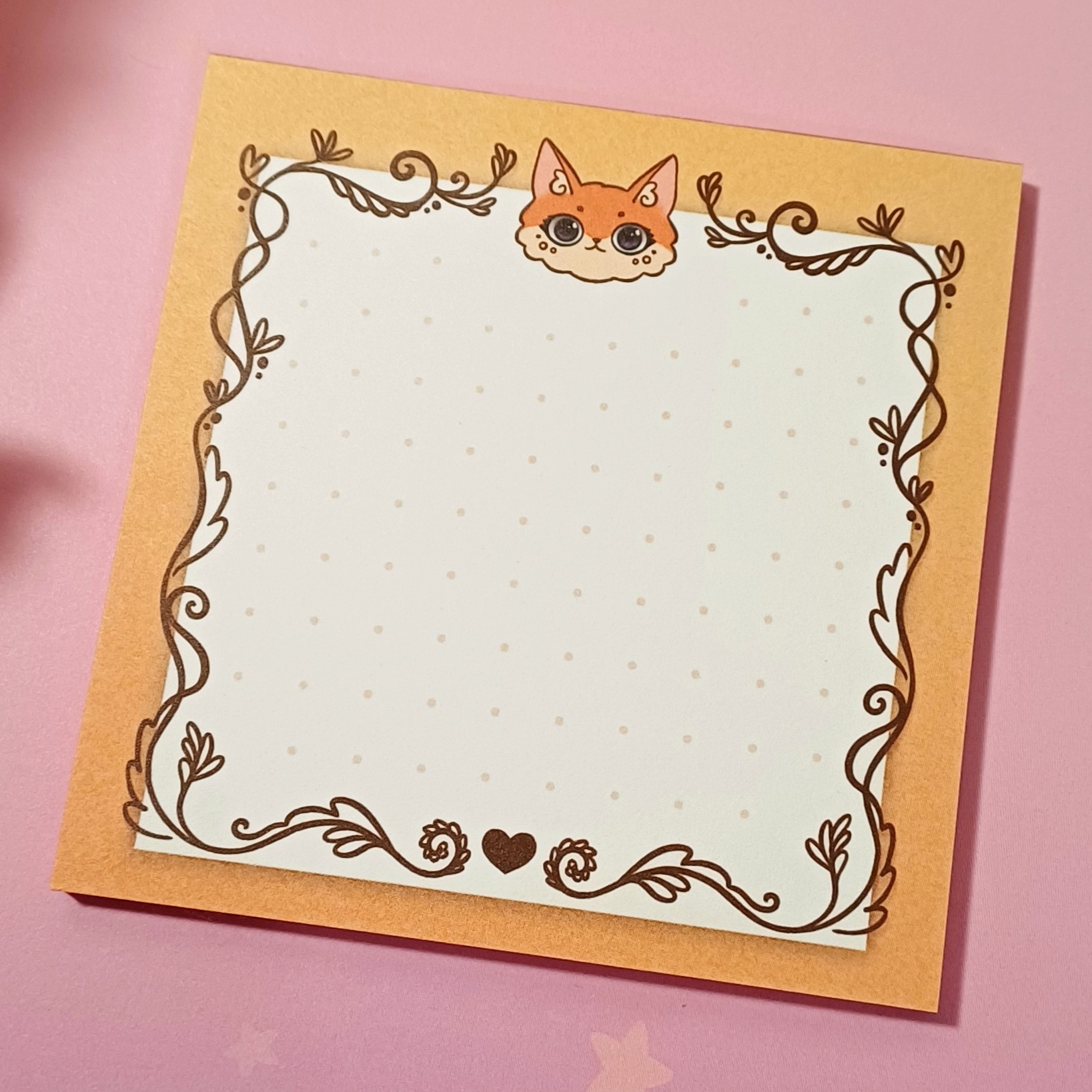 Кубарик "лиса и узоры"