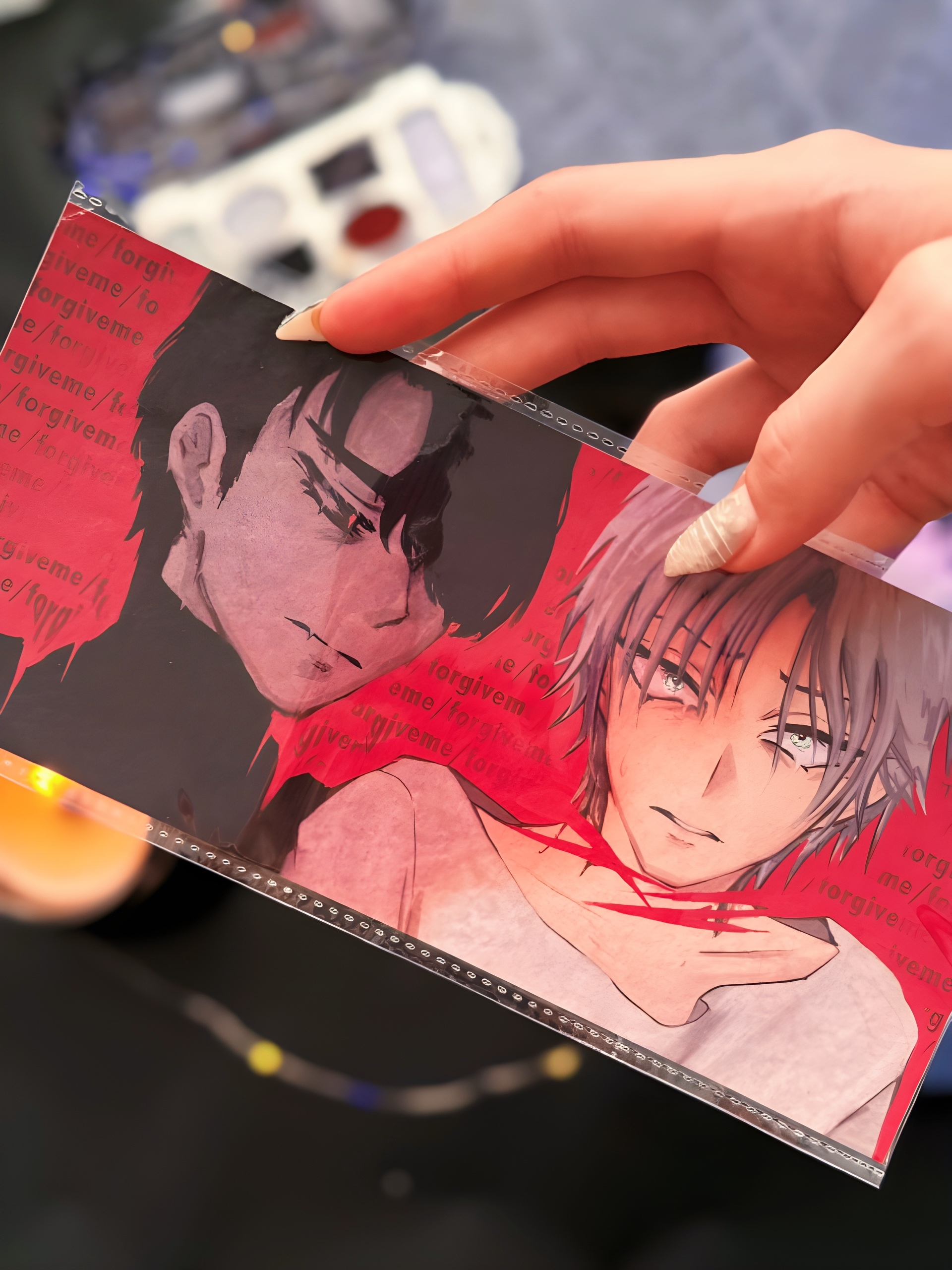 Принт Ивантиллы Шрамы (Alien Stage) тиснение био-макро