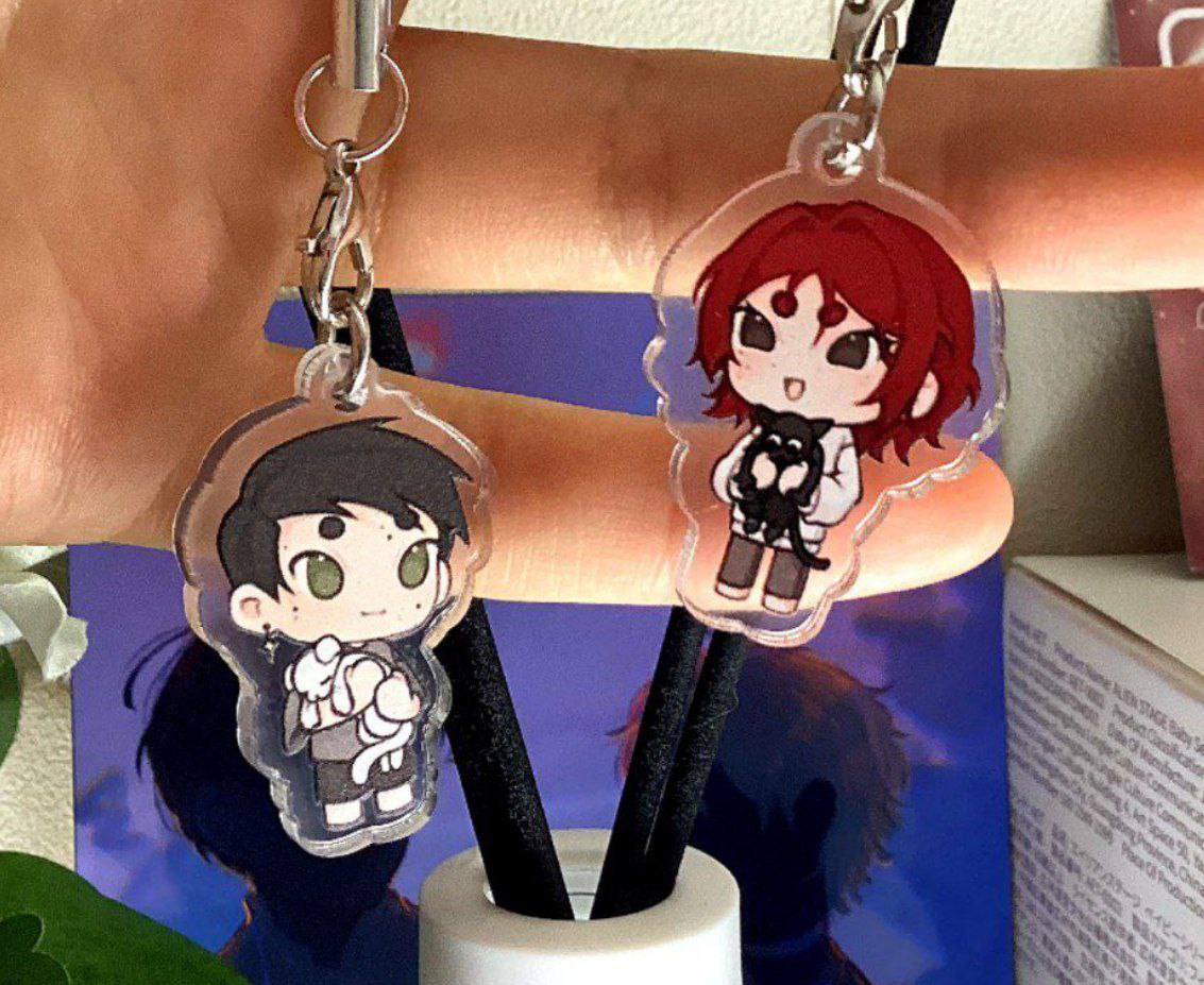 Парные брелки твич