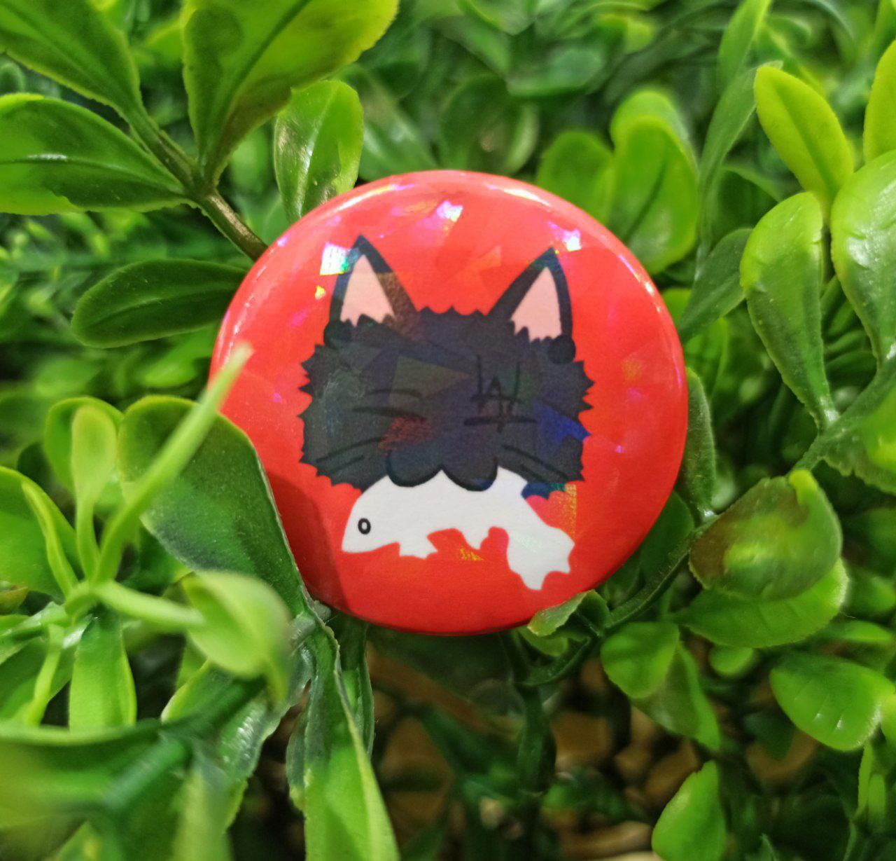 Значок 37мм кот Сугуру