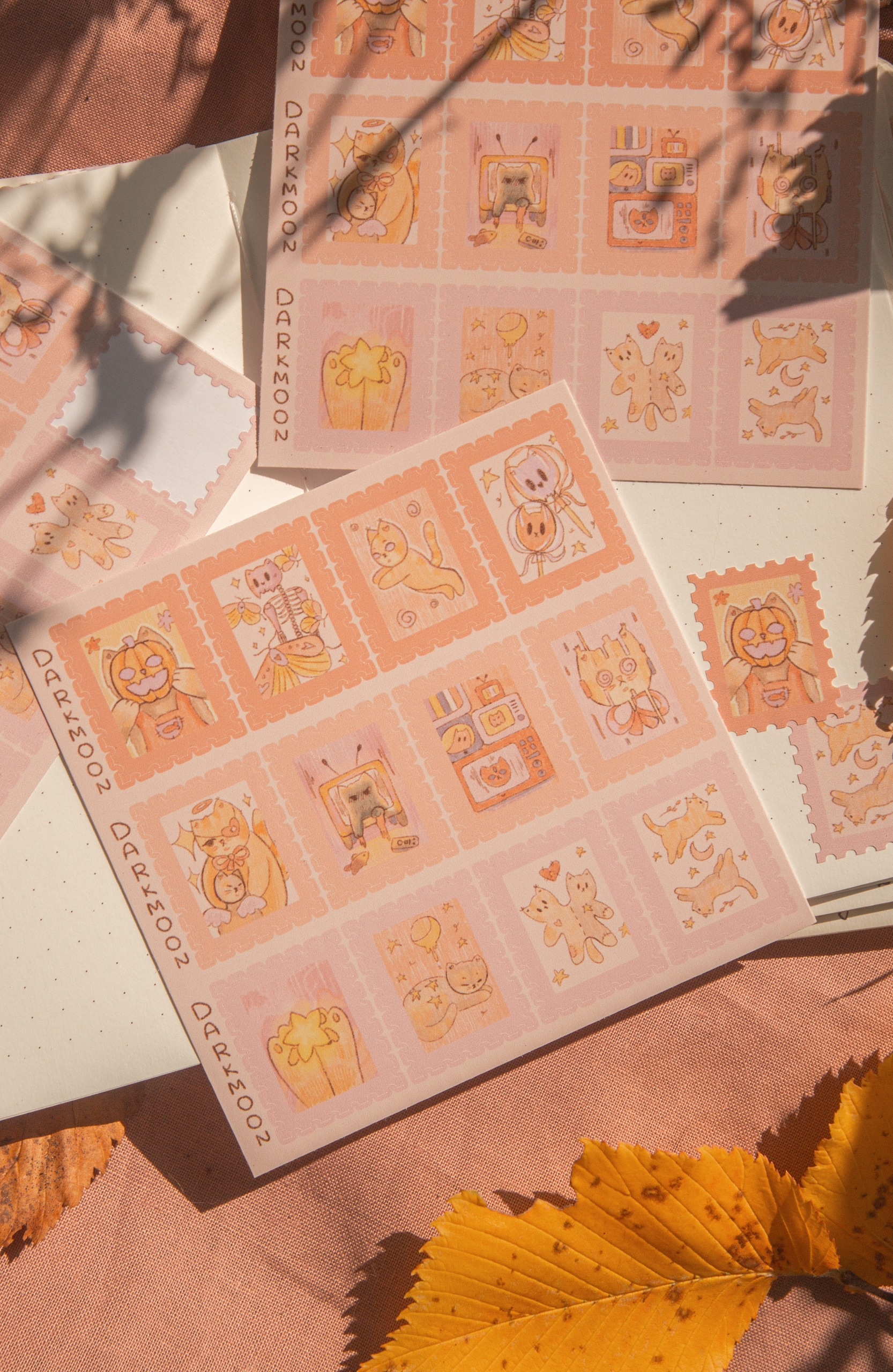 Стикерпак «хеллоуин марки»