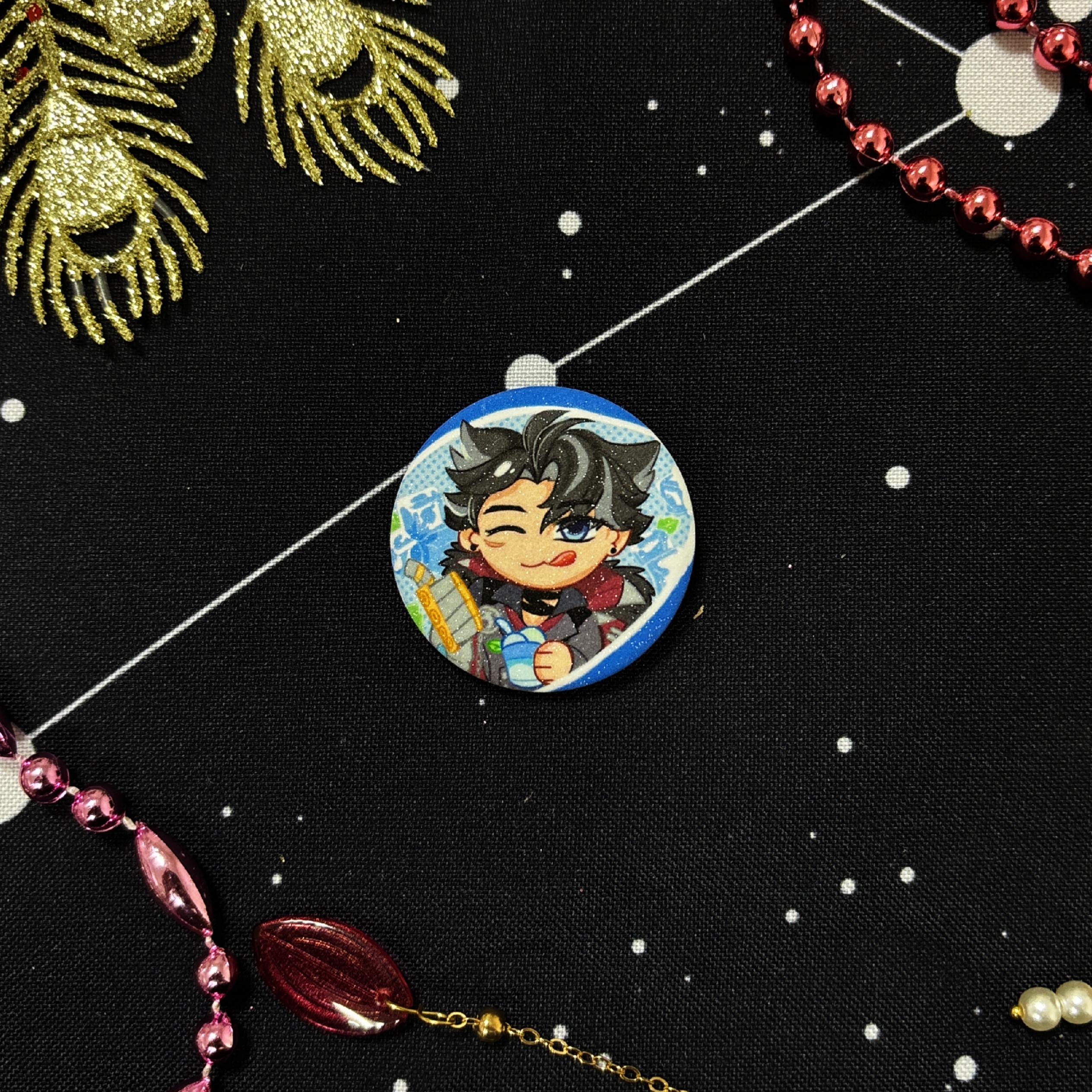 Значок 37мм Ризли