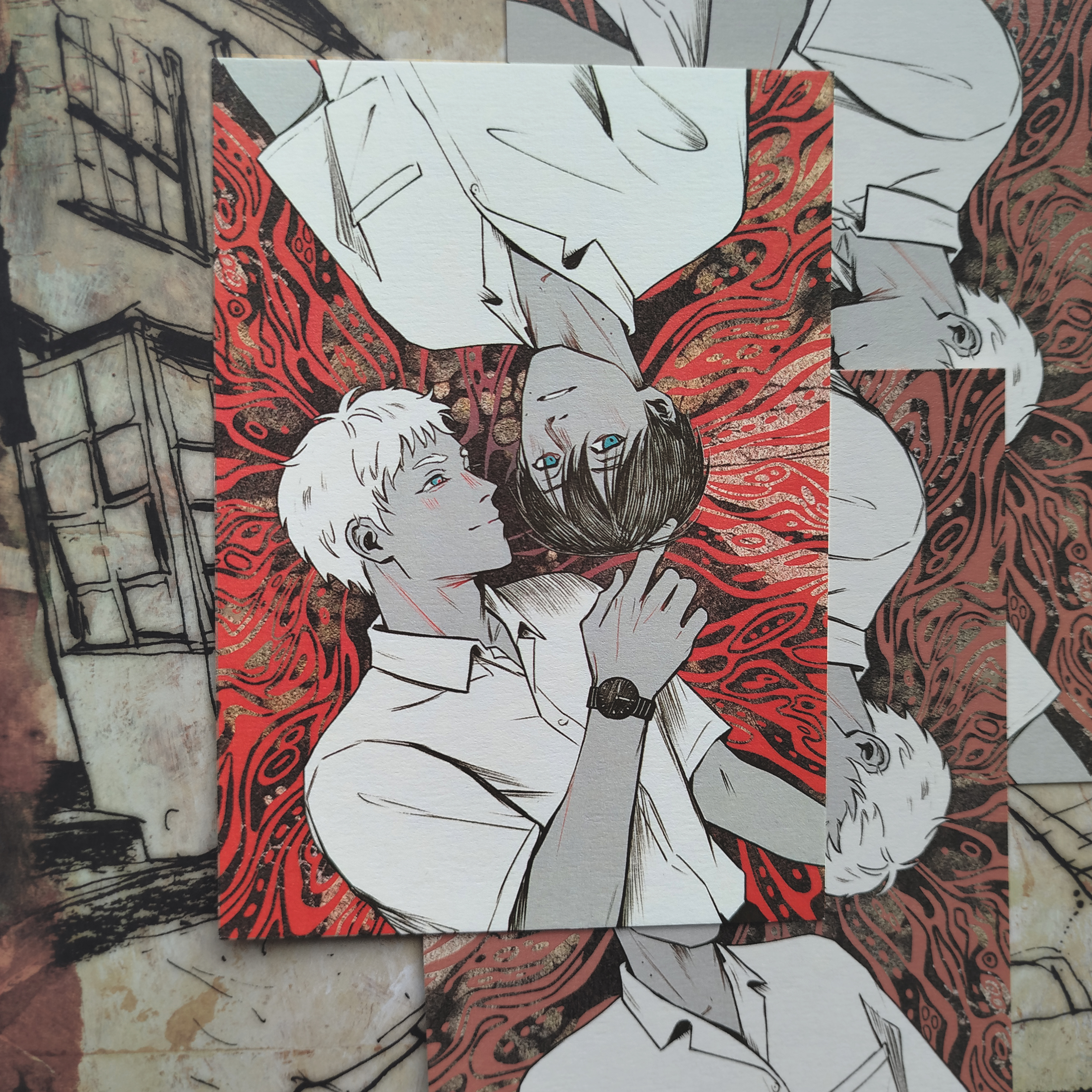 Открытка Хикару и Есики