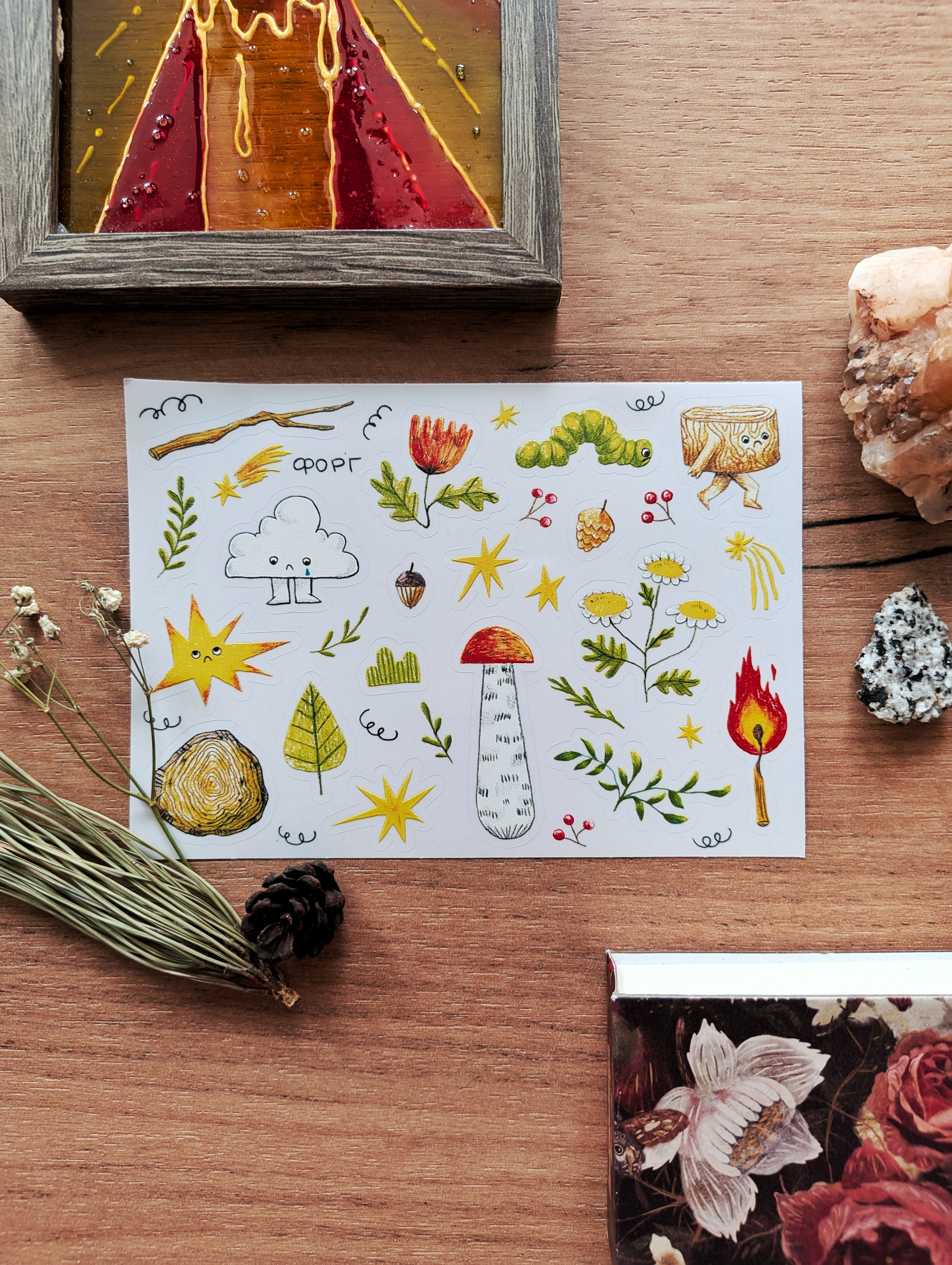 Стикерпак “Карандаши” А6