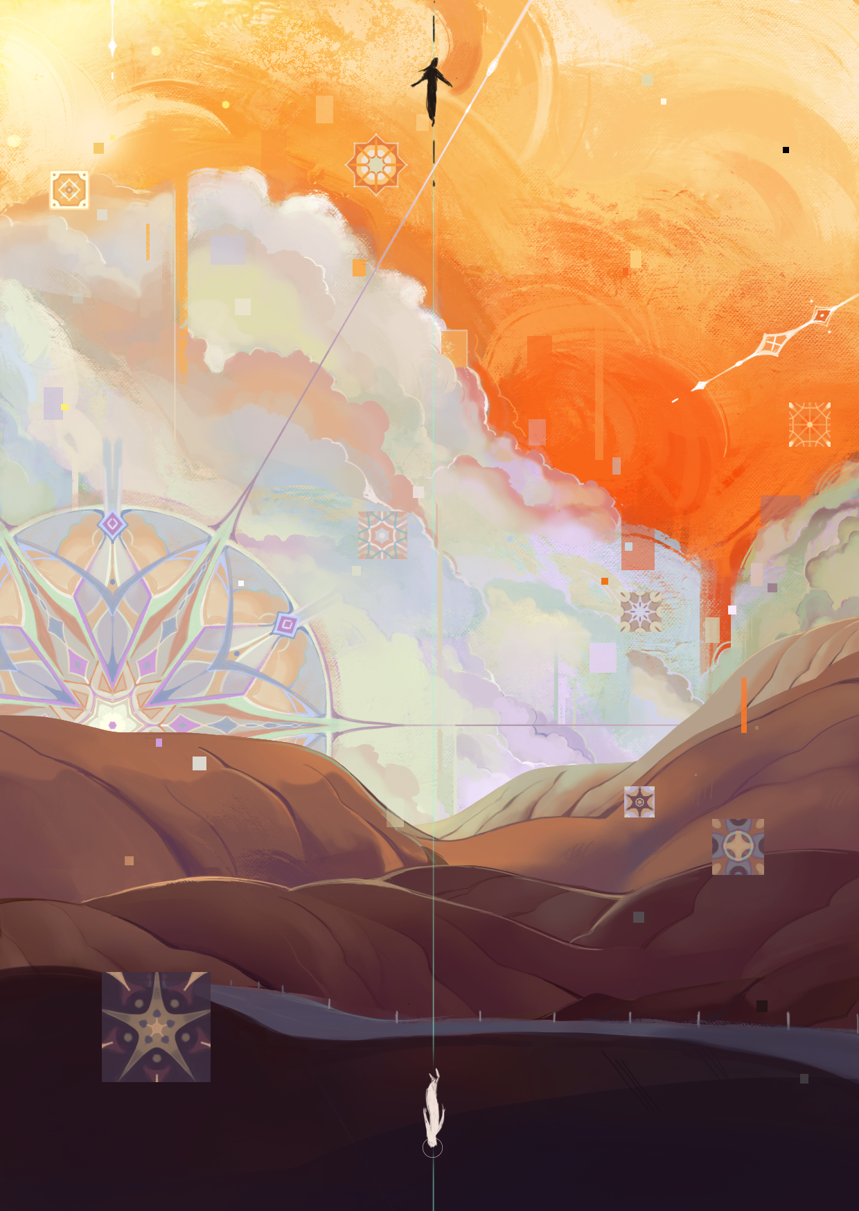 Открытка а5 пустыня