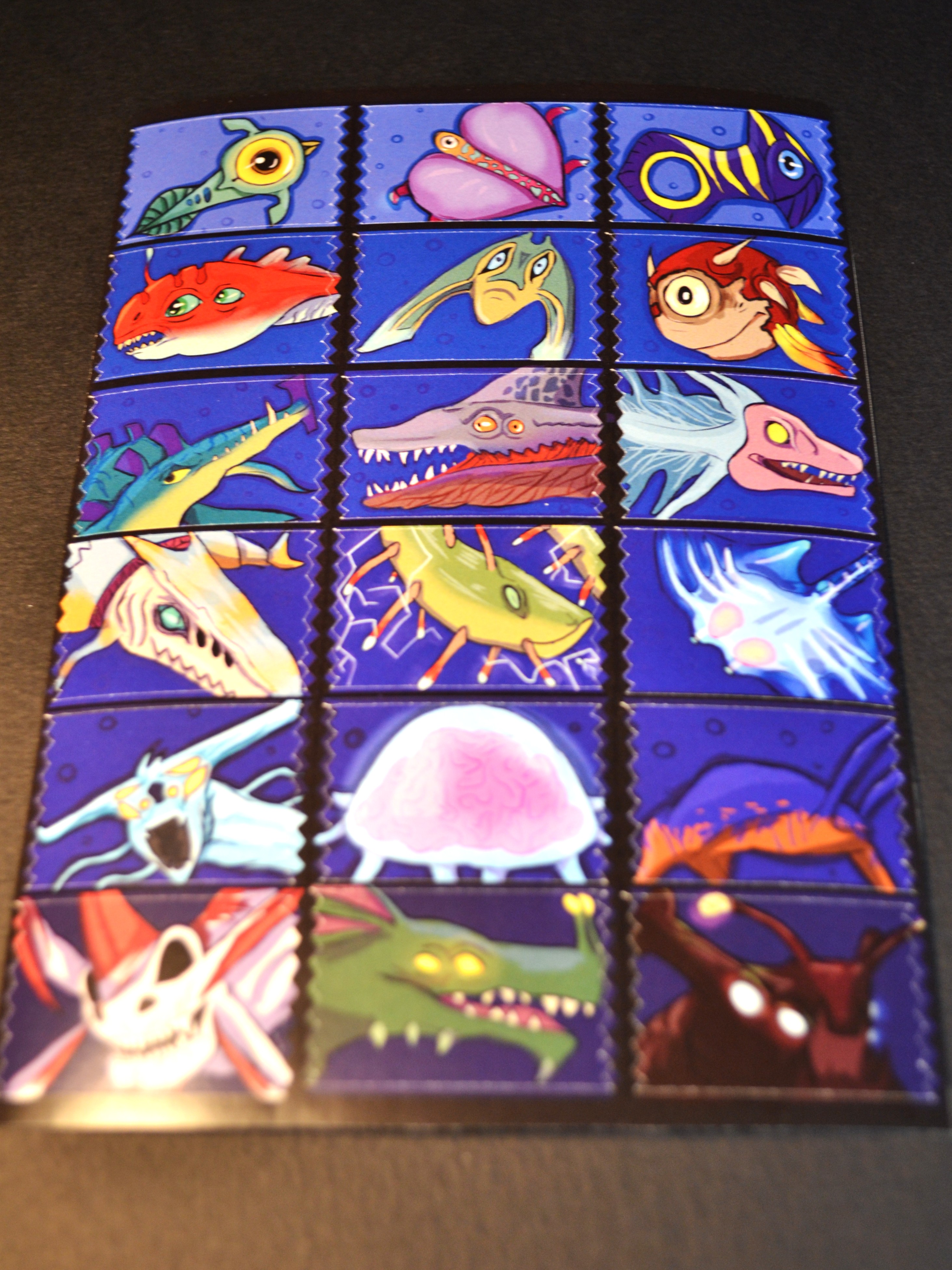 Стикеры-марки "Сабнавктика"