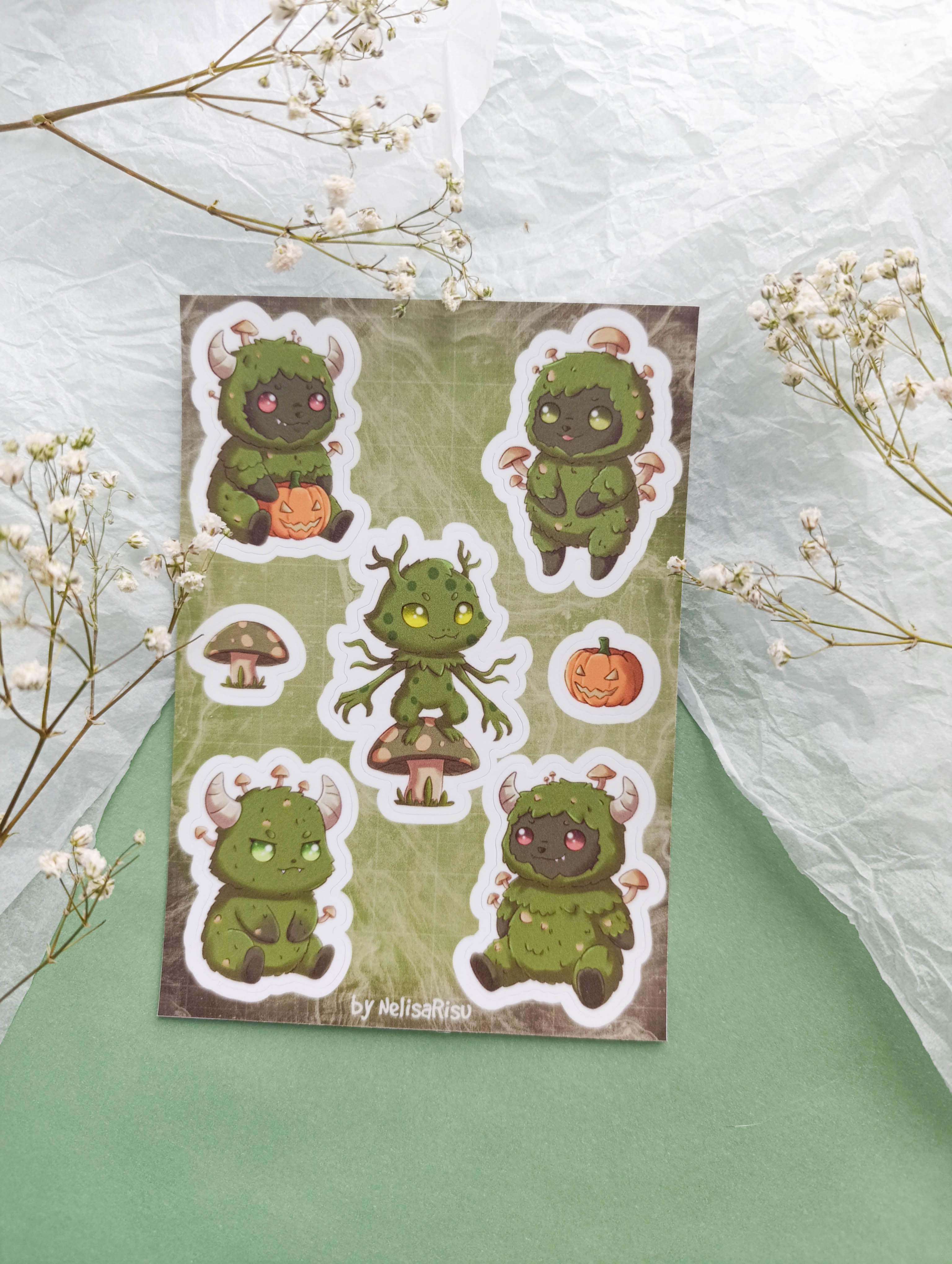 Стикерпак А6 "Лесные монстрики"