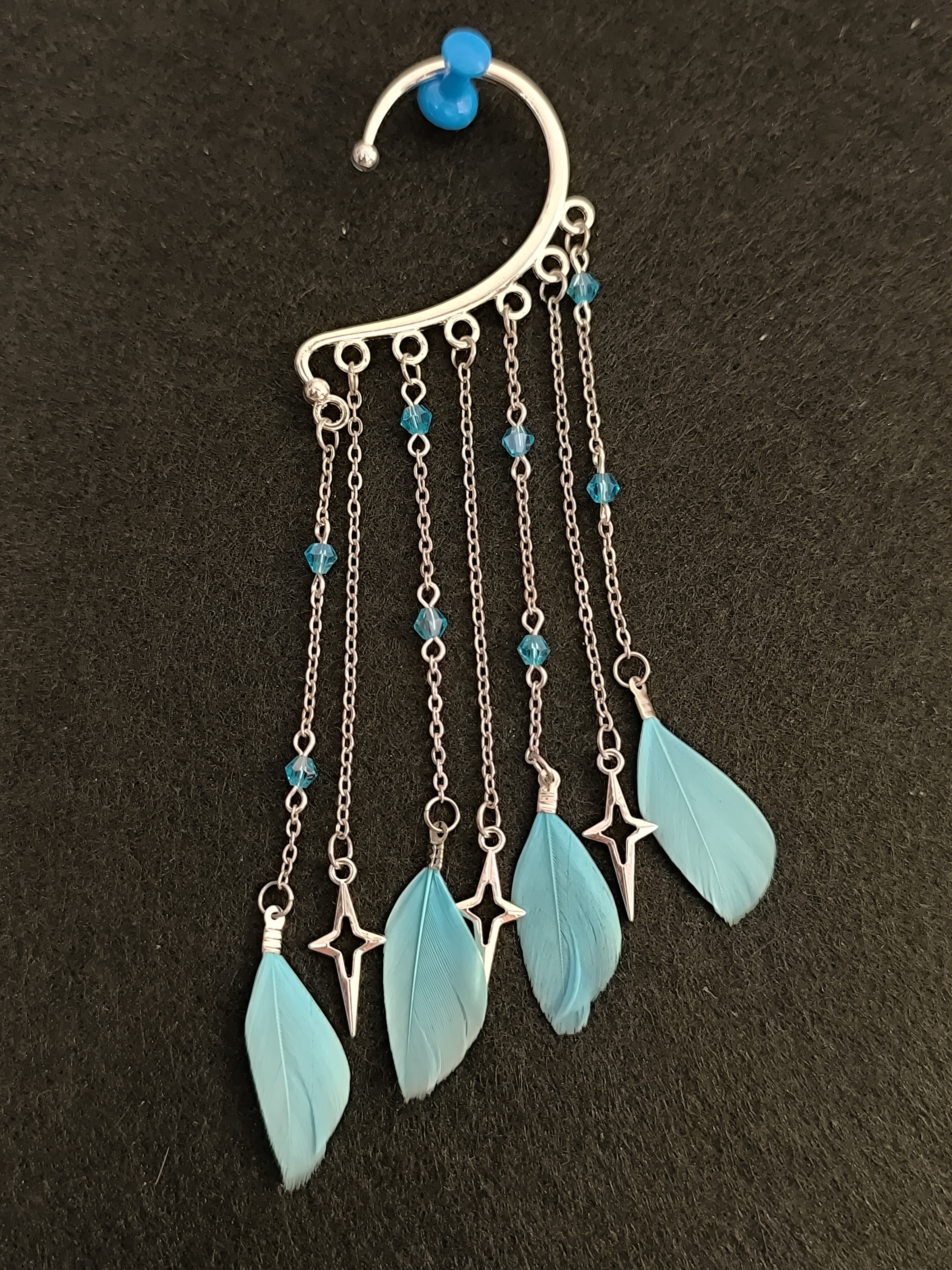 Кафф голубой