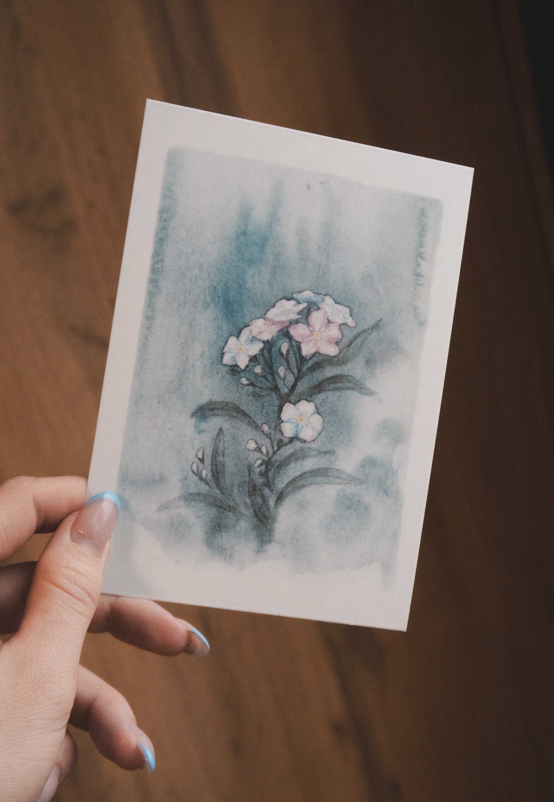 Открытка “Незабудки”