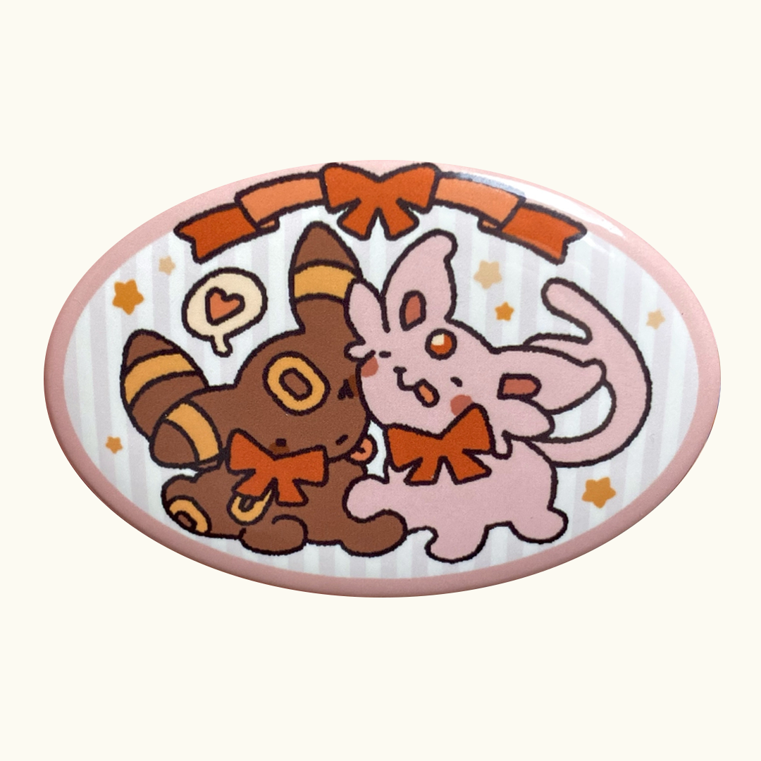 Значок-овал Умбреон и Эспеон