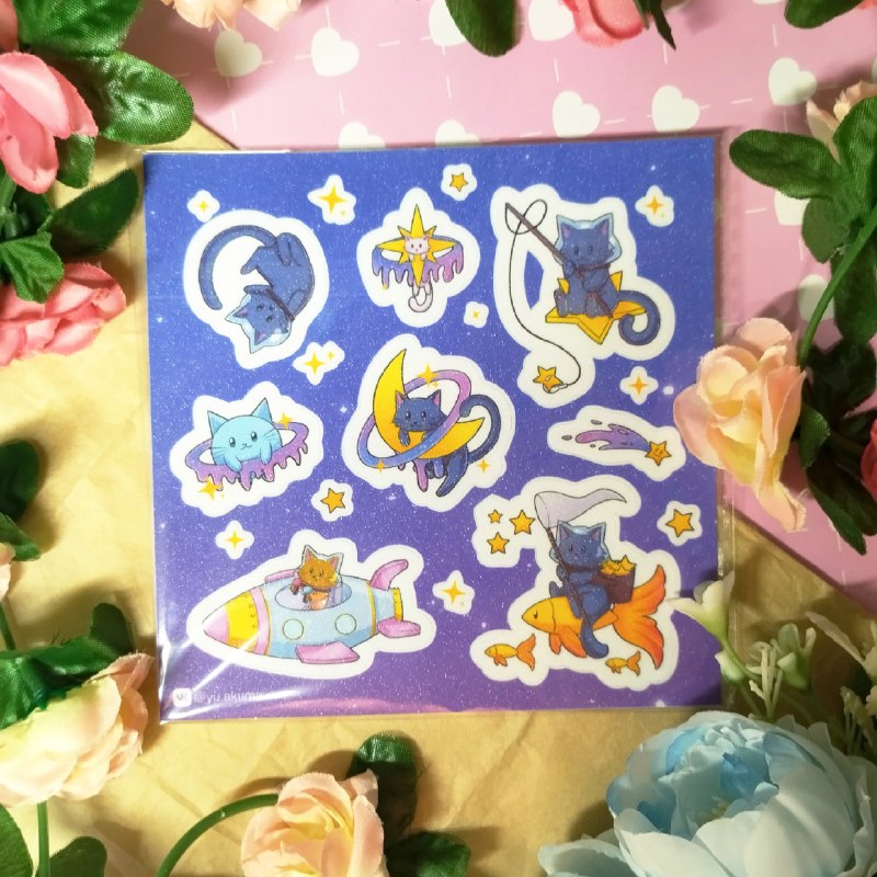 Стикерпак Сахар КосмоКот