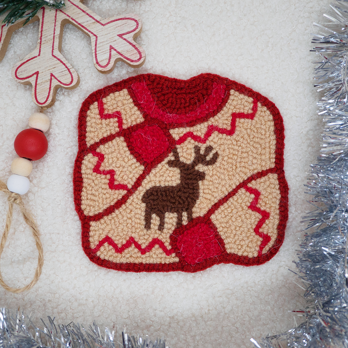 Коврик "Свитер" (олень)