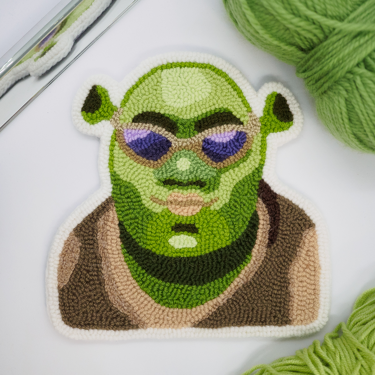 Коврик "Шрекси в очках"