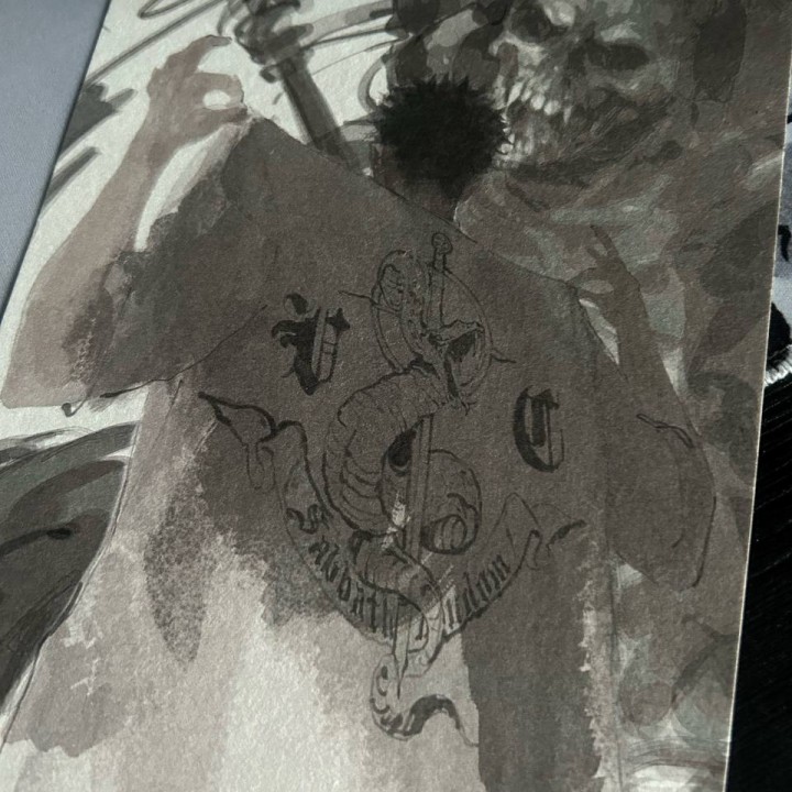 Открытка КХ жнец