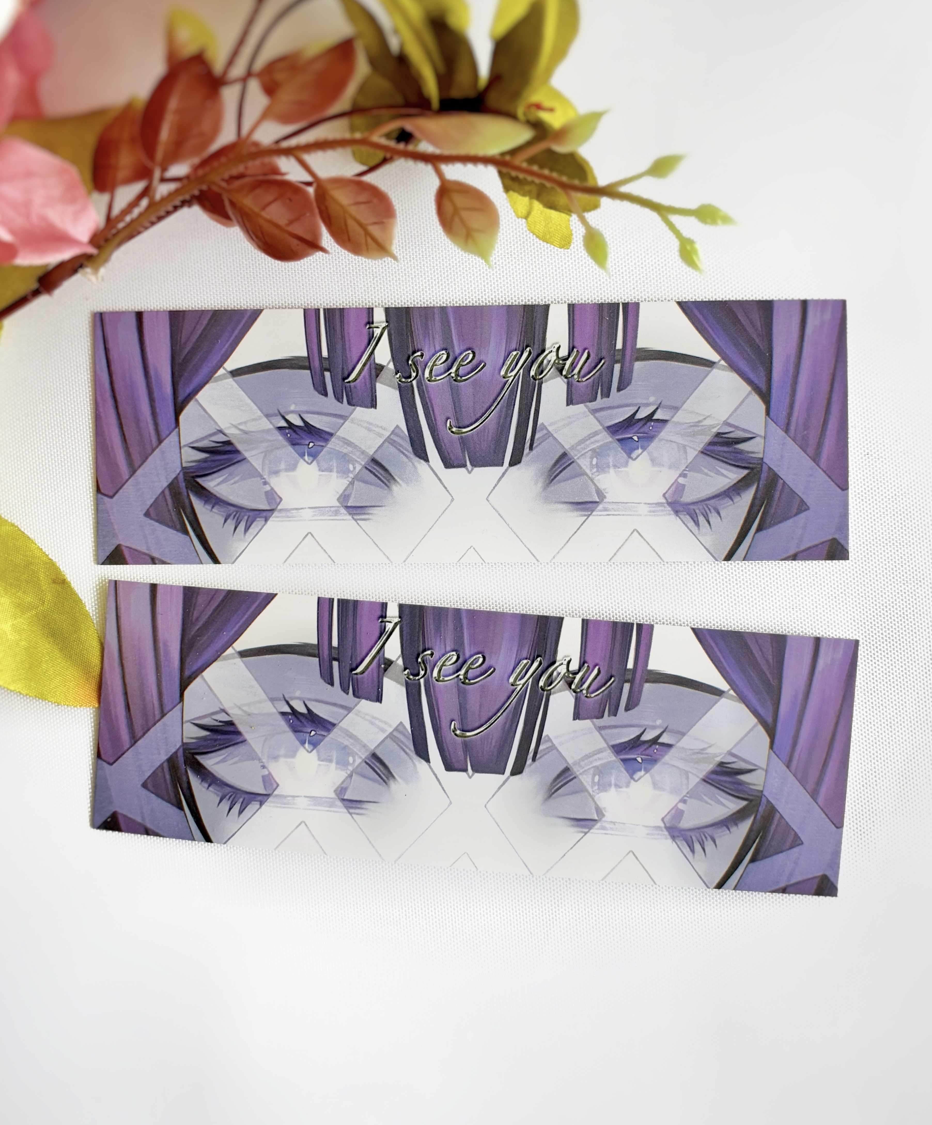 Открытка "Коломбина глаза"