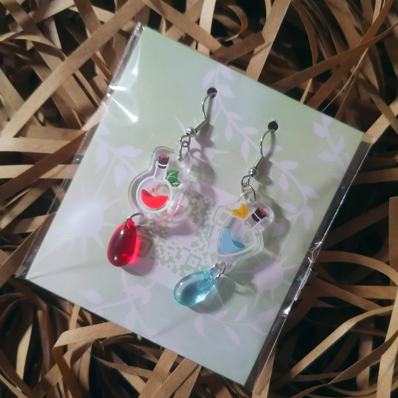 Серьги Зелья