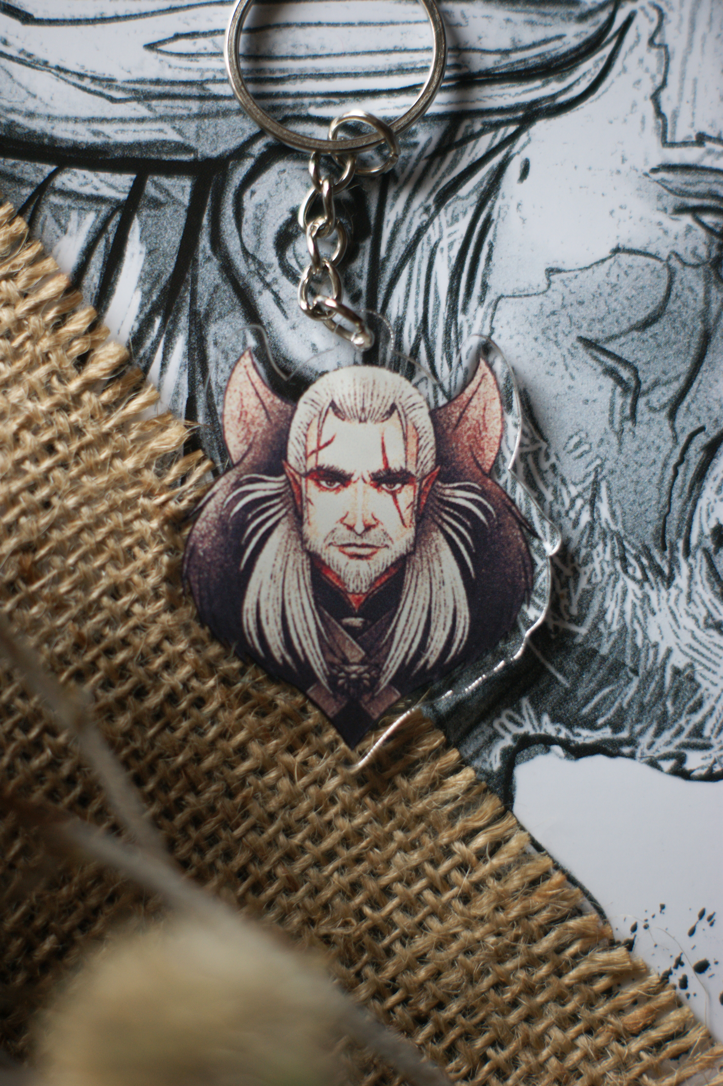 Акр. Брелок “Геральт”