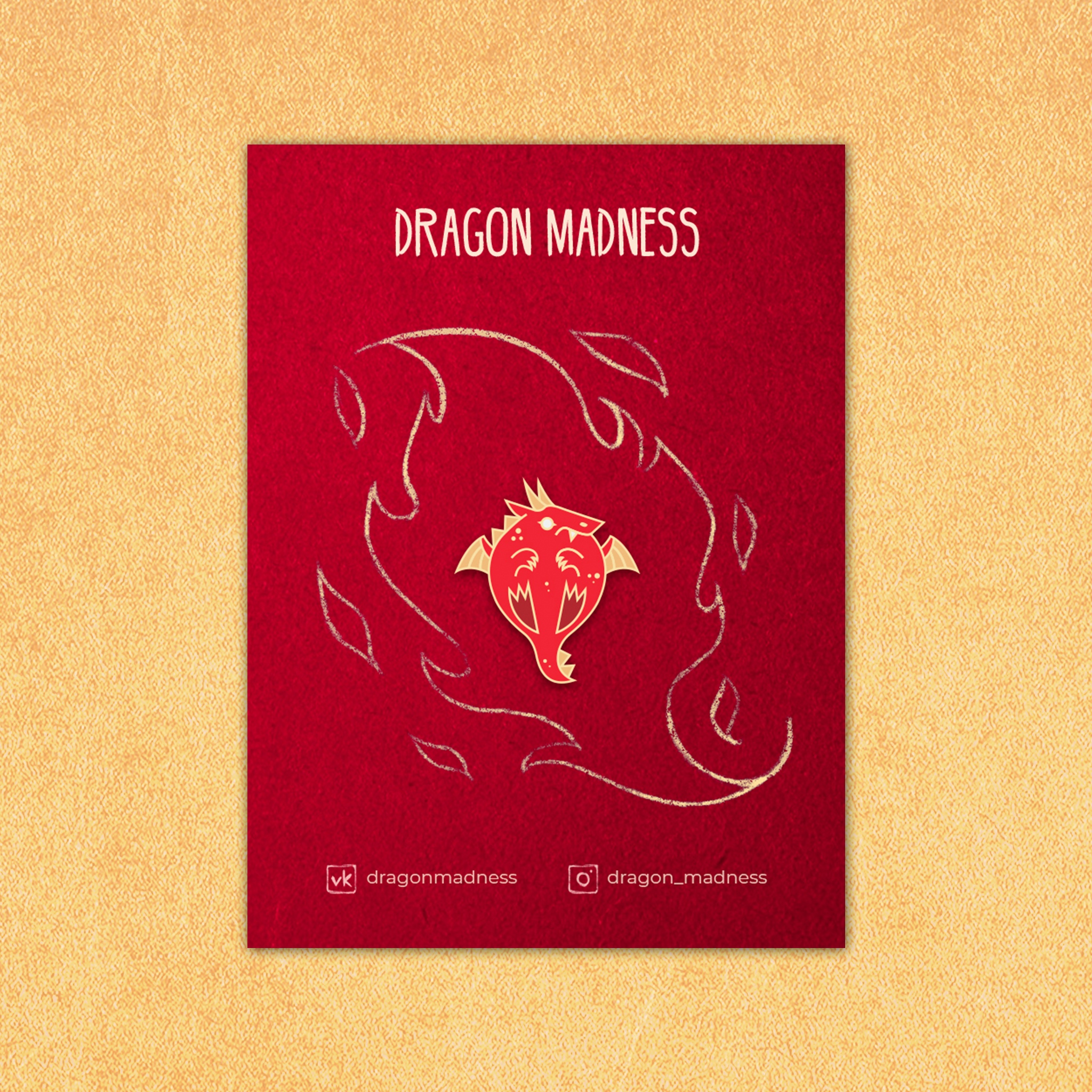 Пин “Красный дракон”