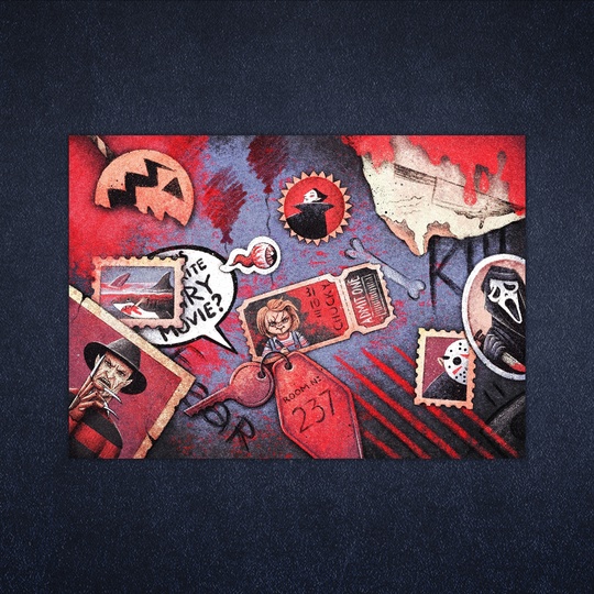 отк. Хоррор коллаж