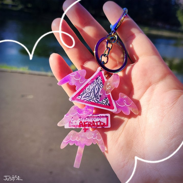 Брелок-знак "Не бойся"