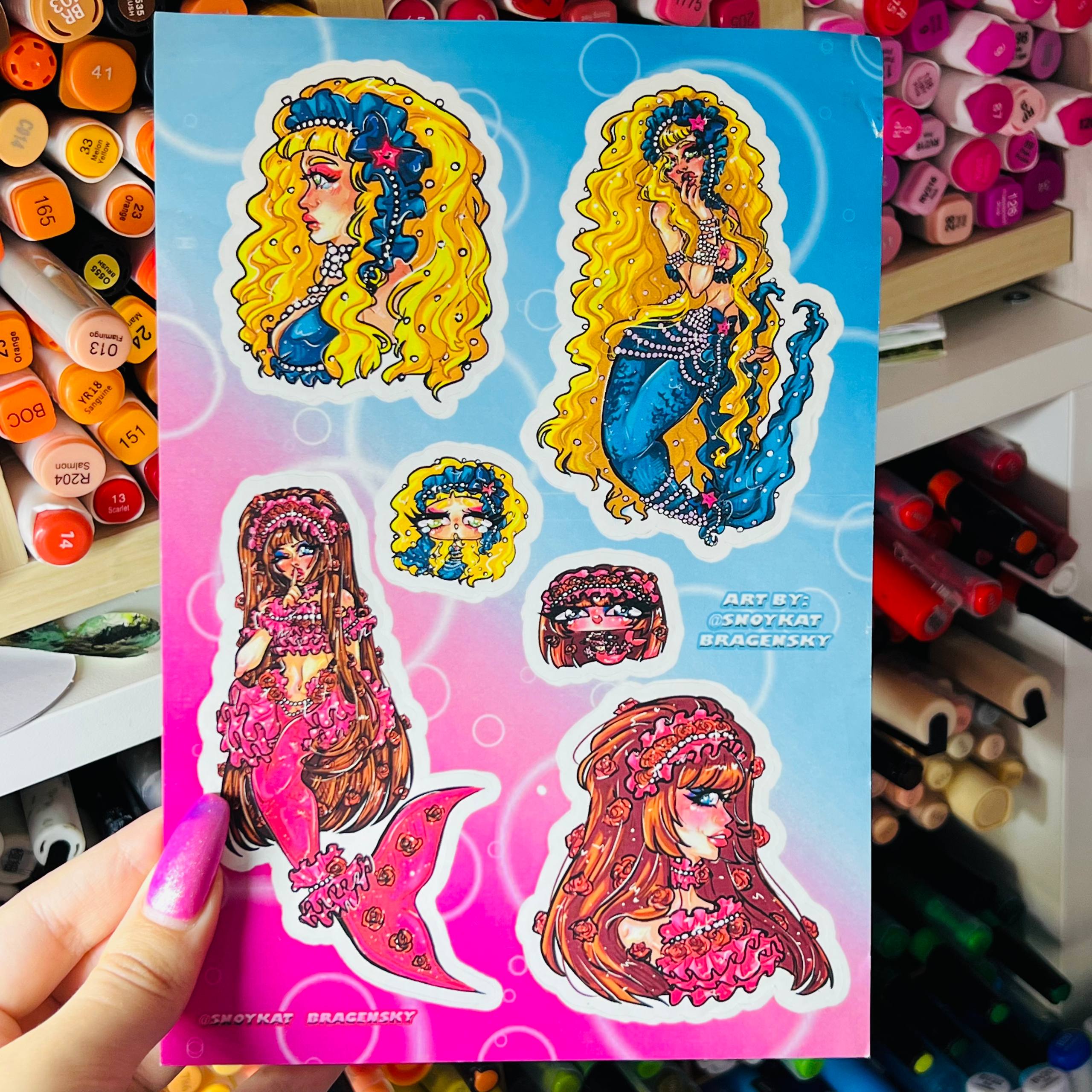 Стикерпак Русалки