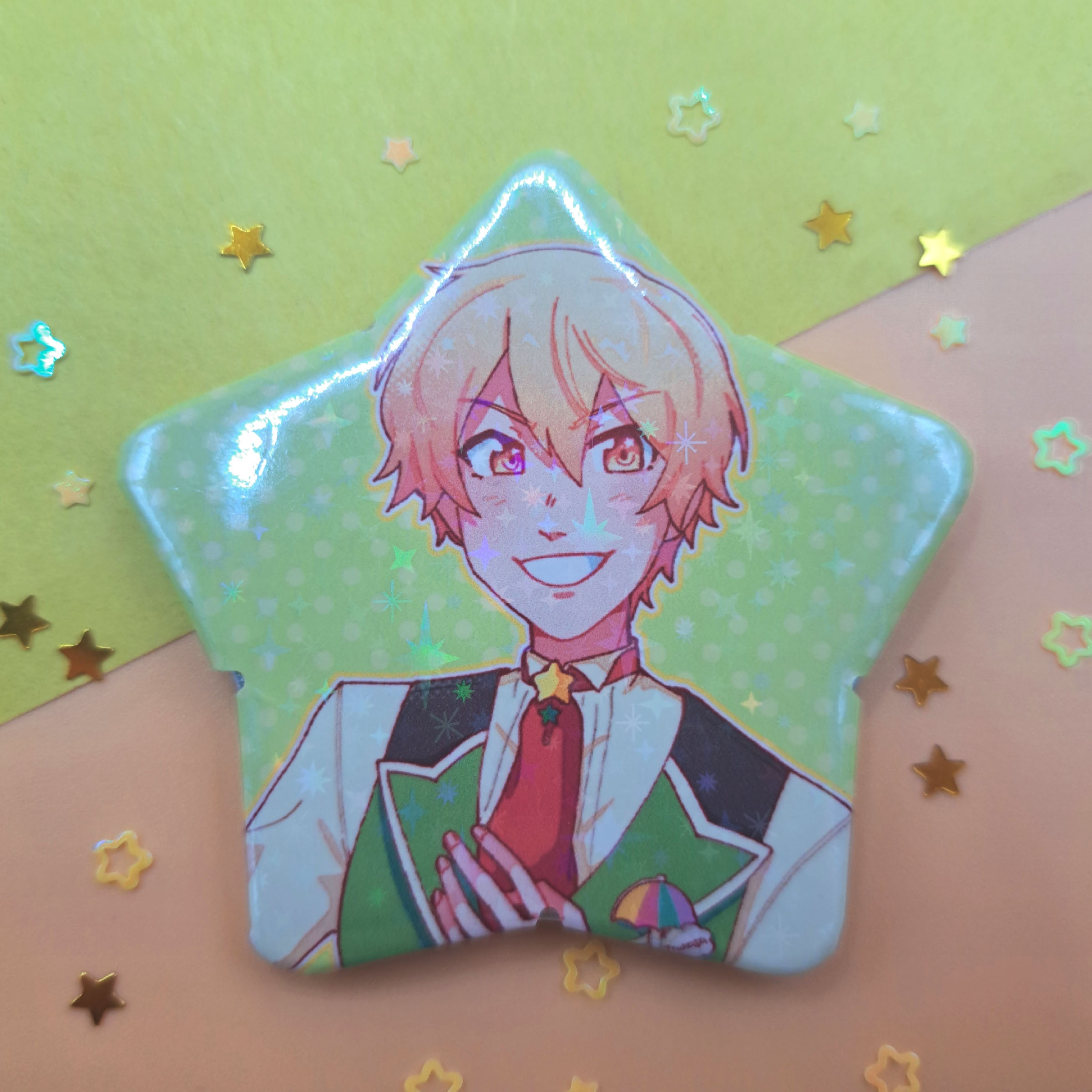 Значок звездочка Секай Акито Санрио