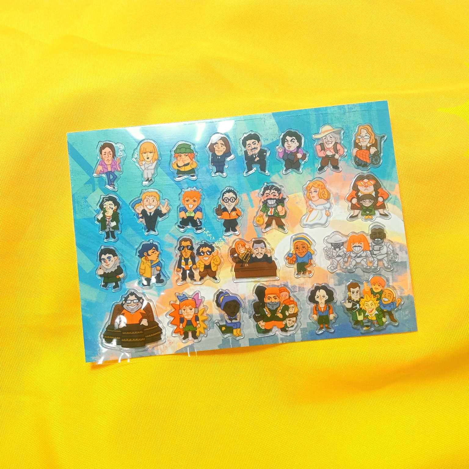 Объемные наклейки "Диско"