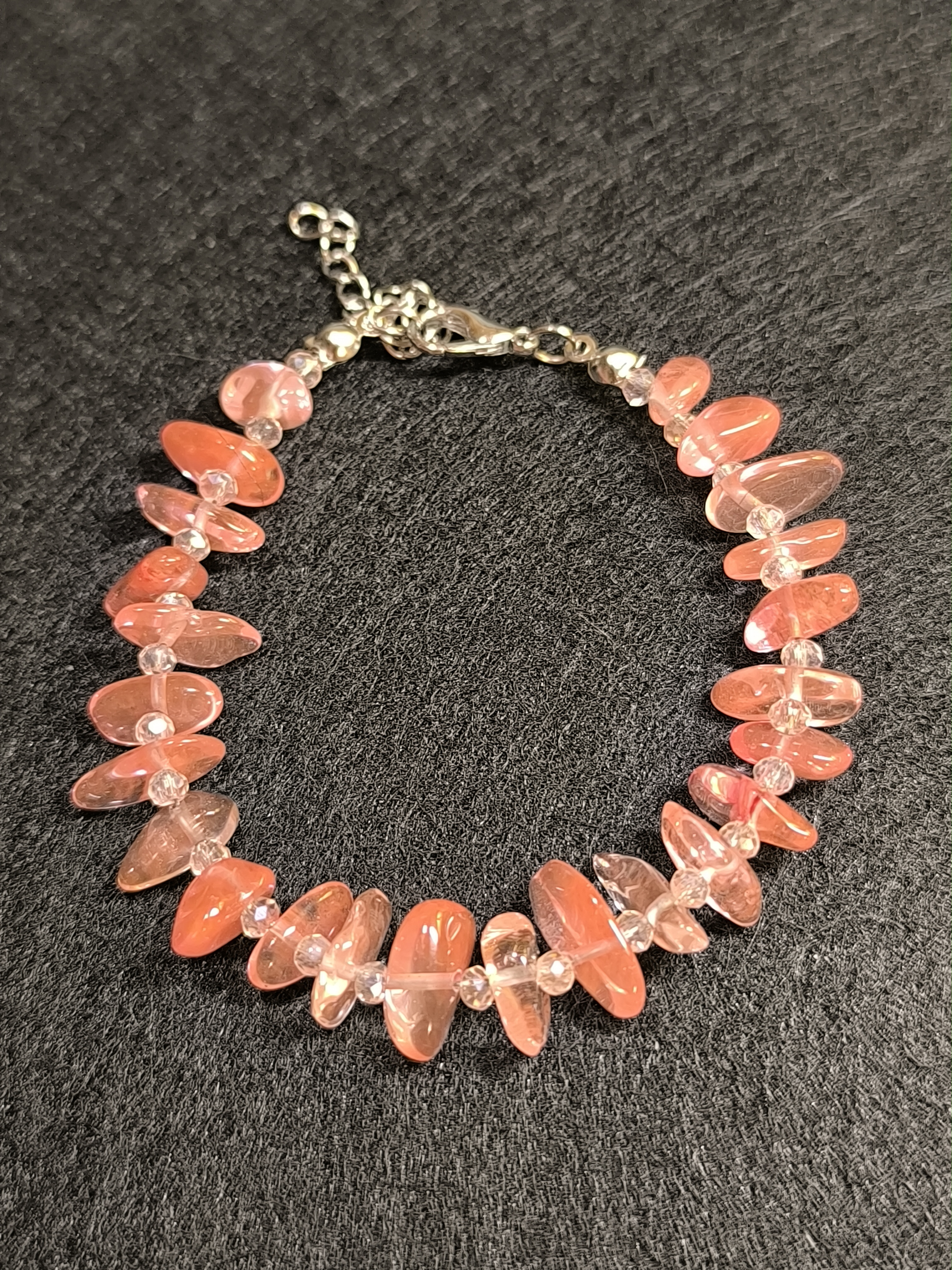 Браслет вишневый кварц