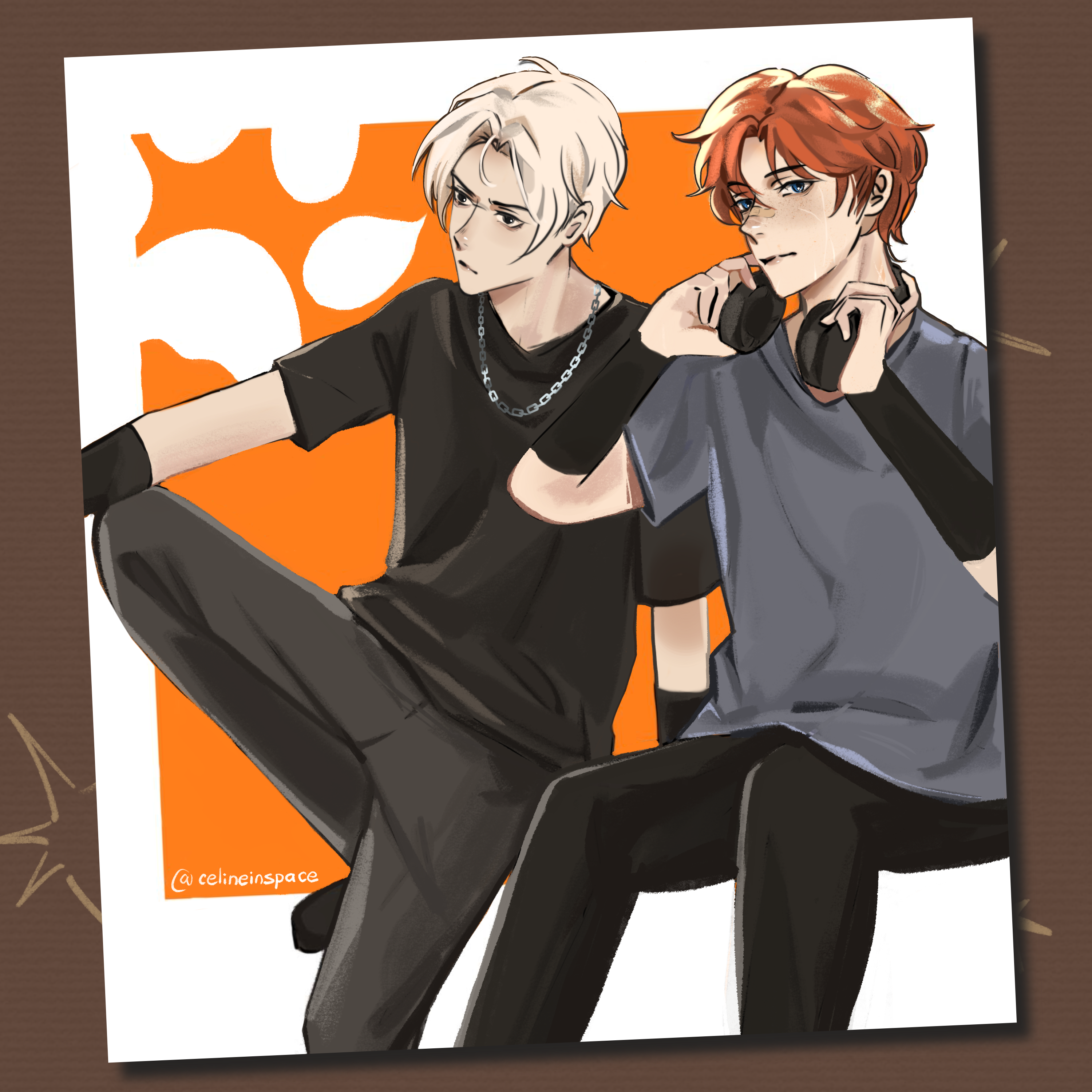 Открытка лисы