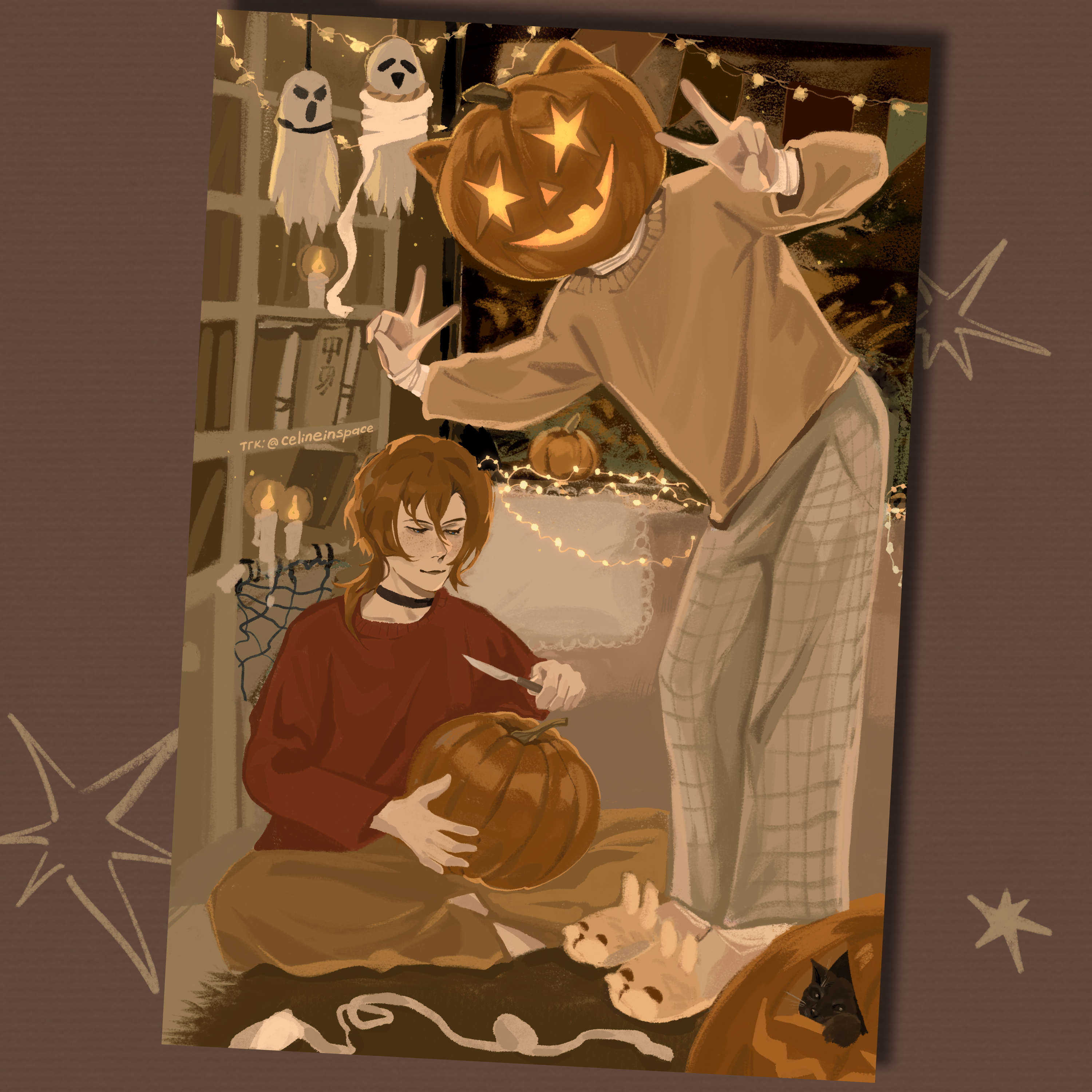 Открытка Хэллоуин