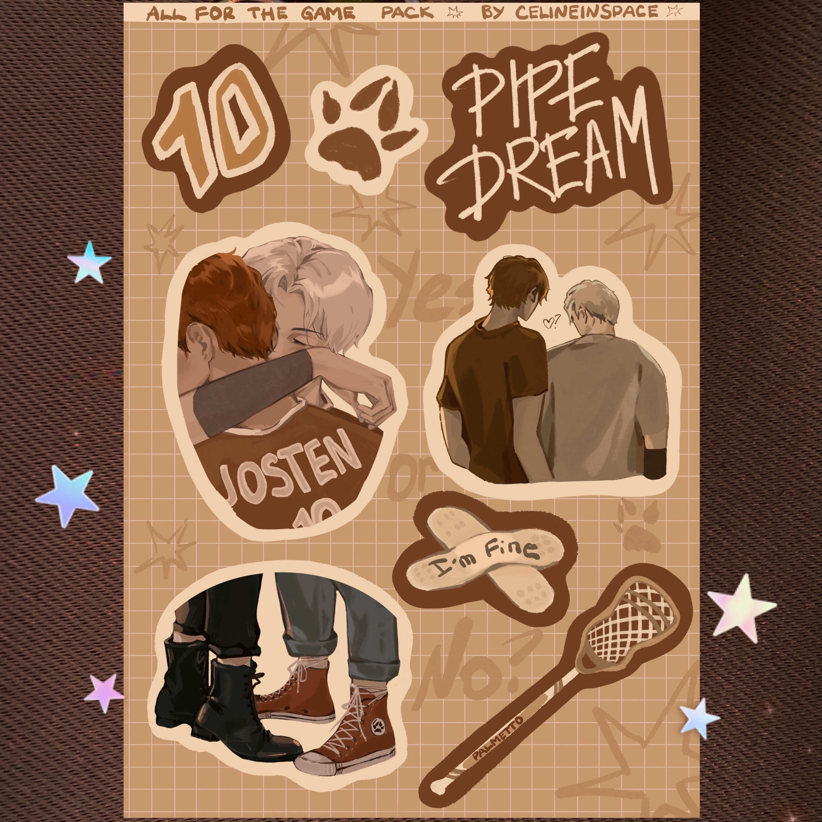 Стикерпак лисы