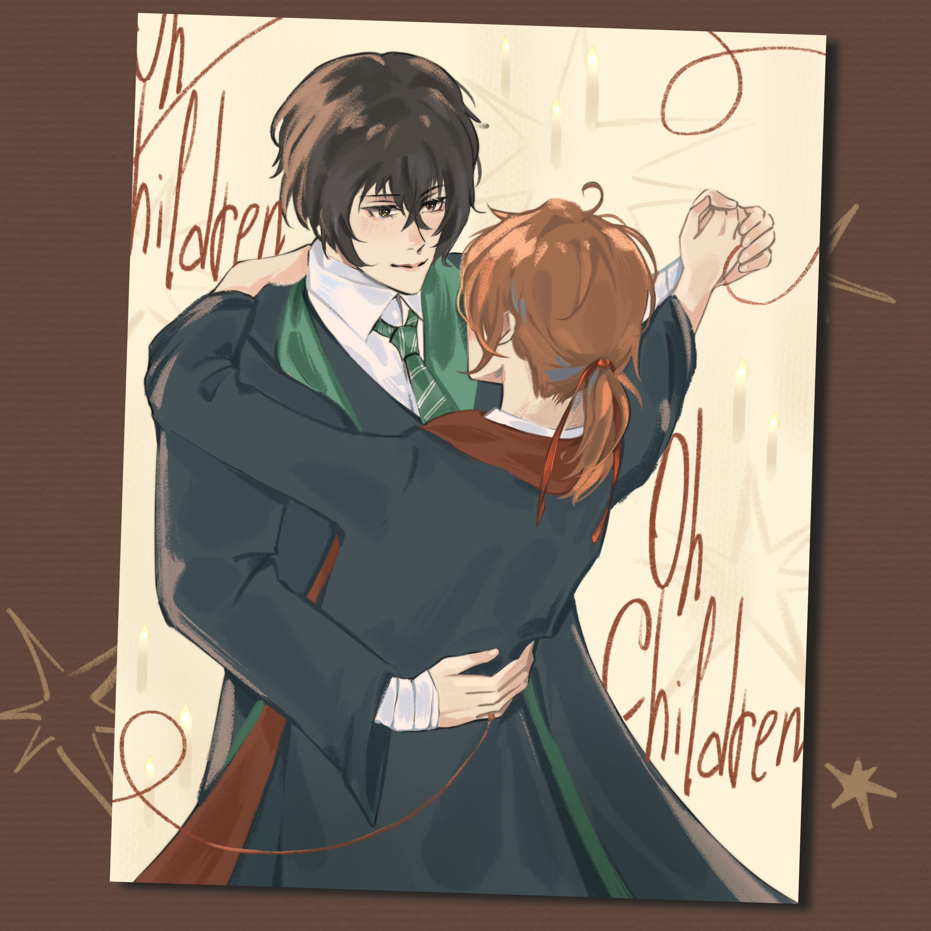 Открытка Хогвартс