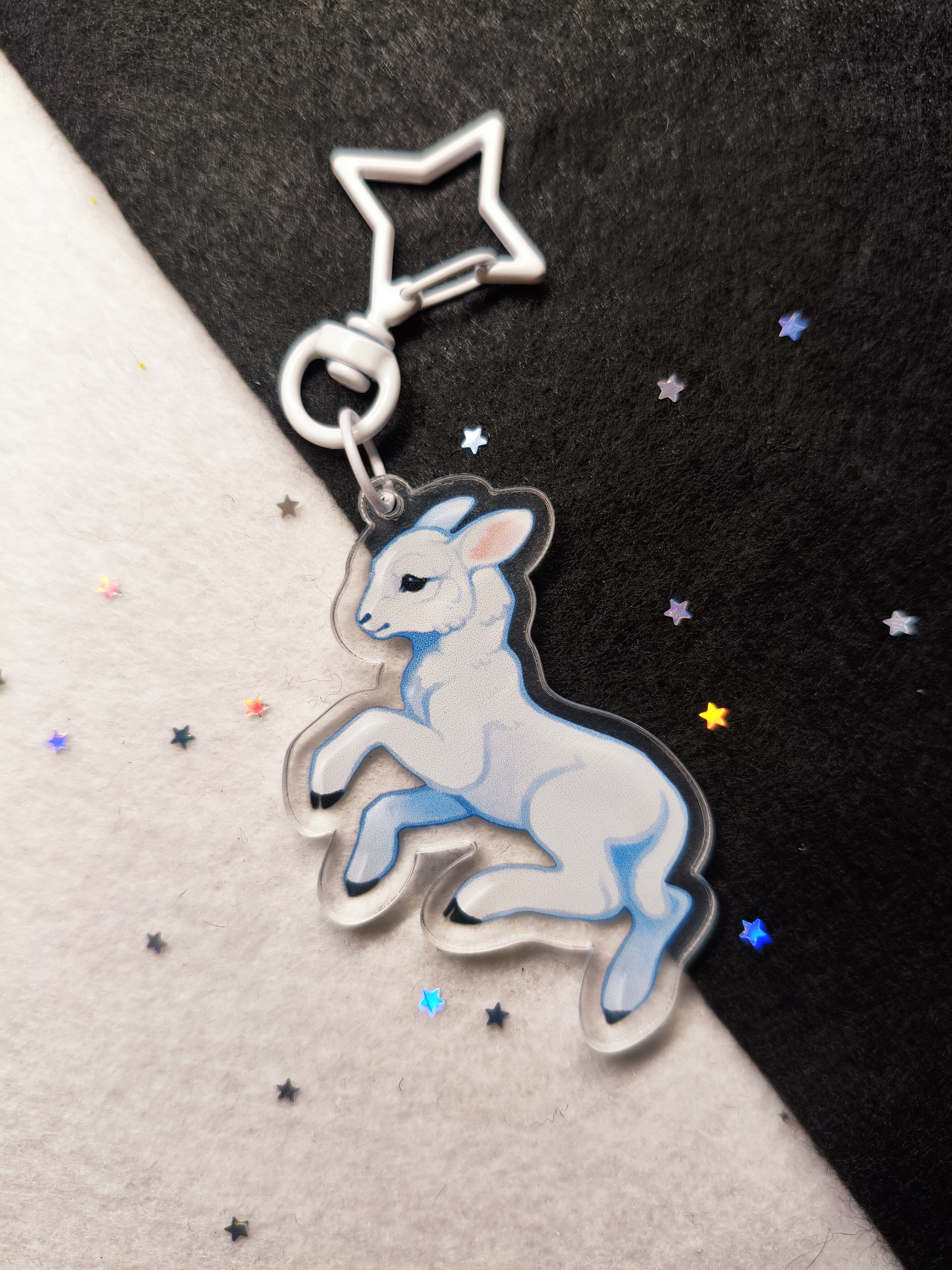 Брелок 6 см овечка