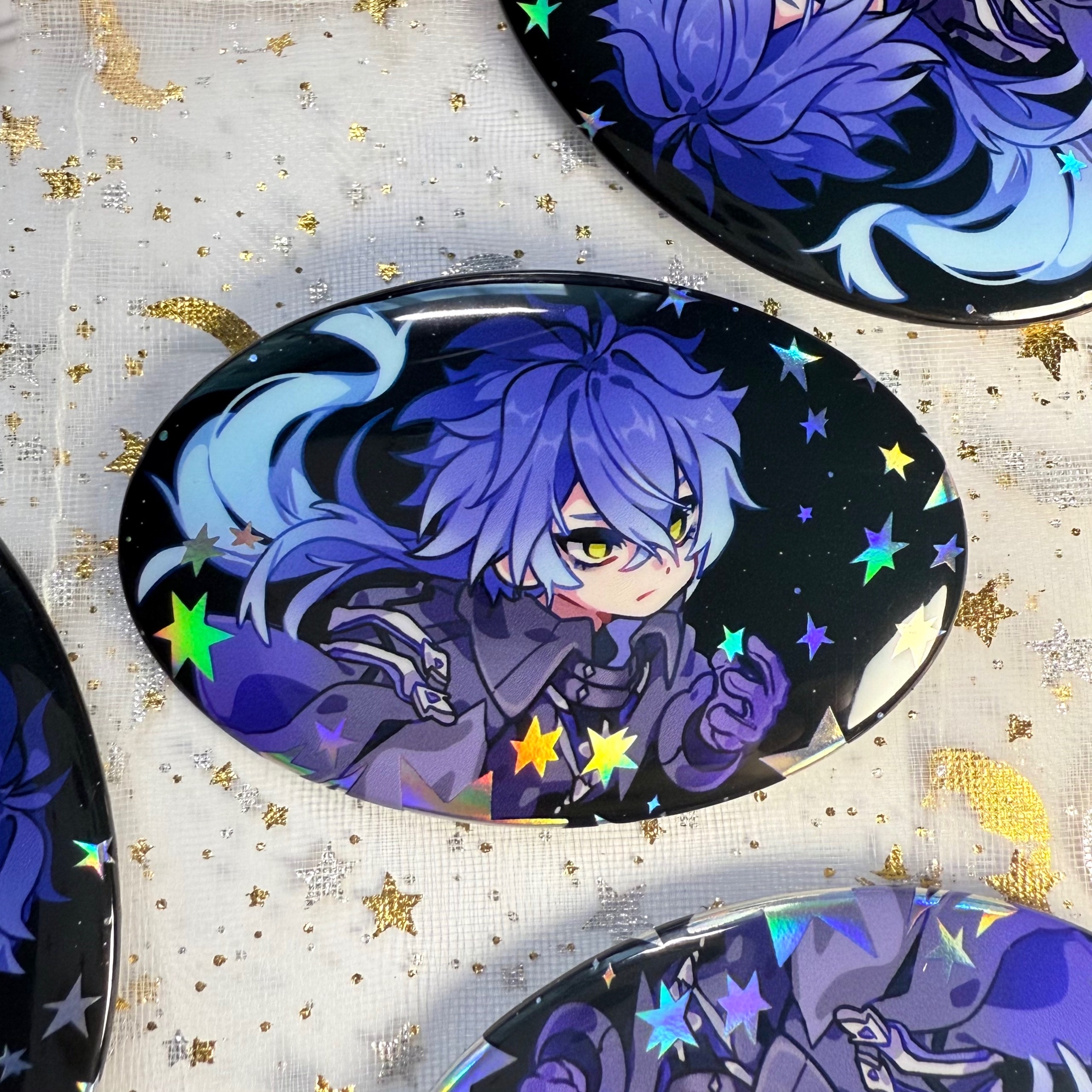 Значок овал Кирилл голо