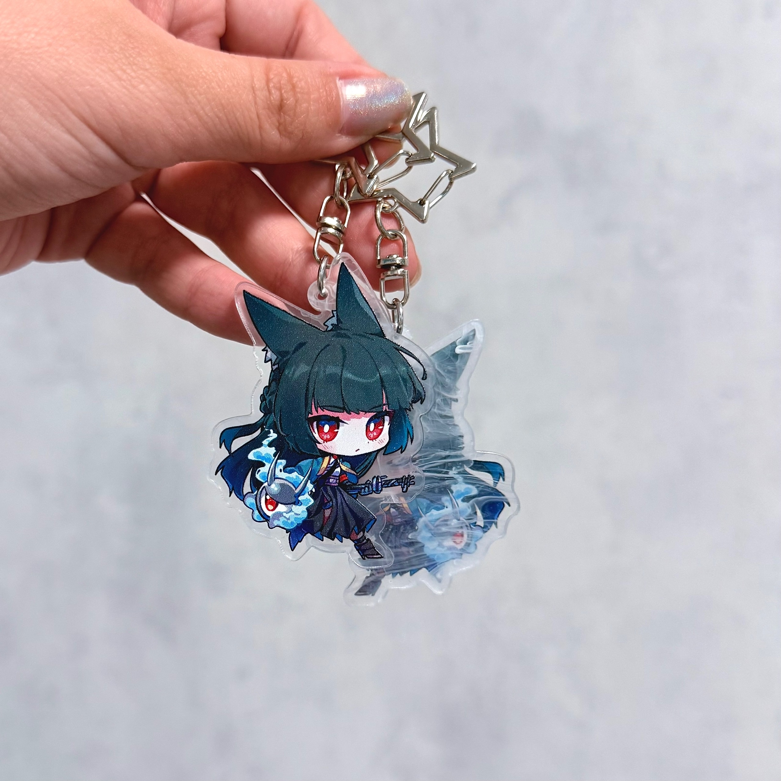 Брелок Мияби дым.