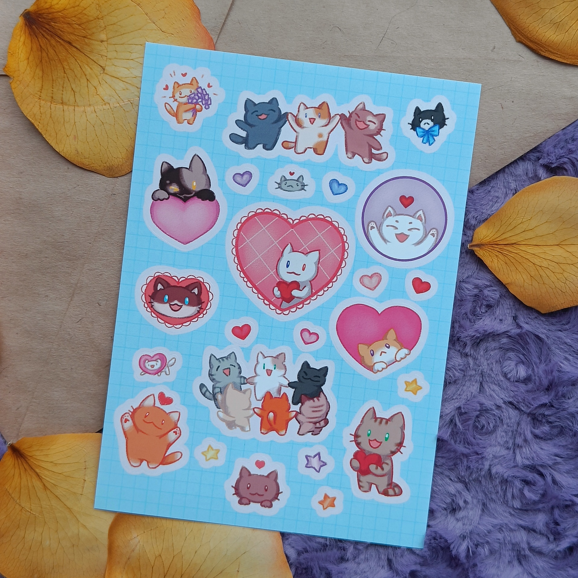 Стикерпак а6 Котята