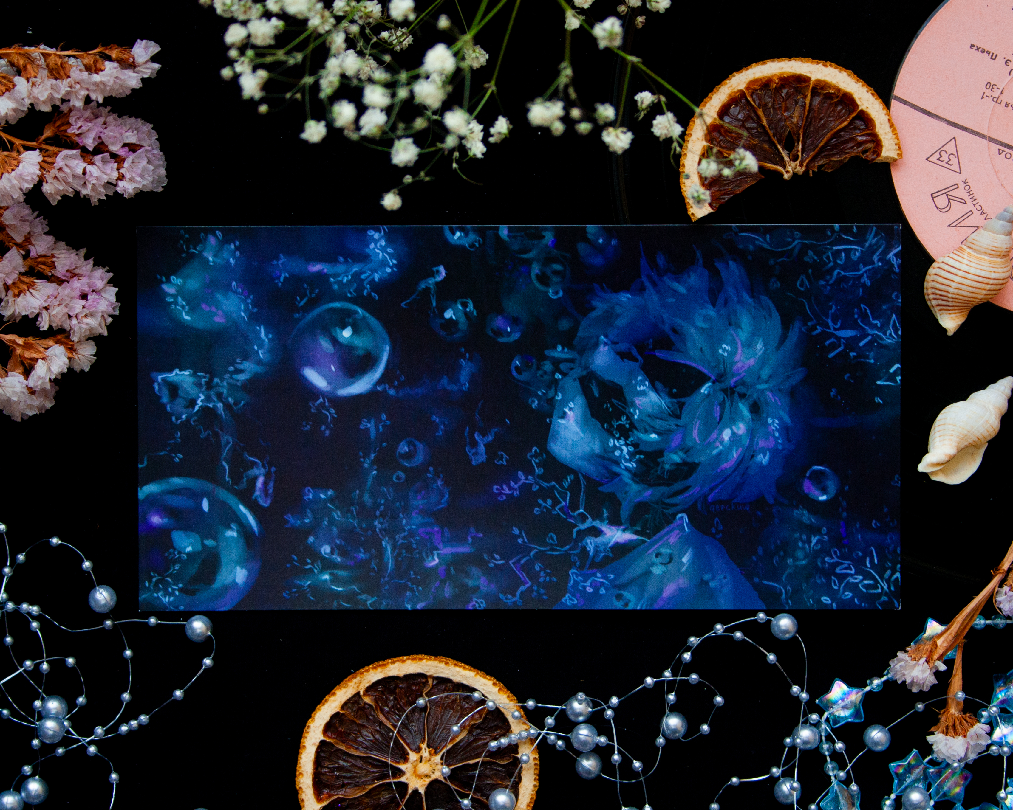 Принт "На дне" 205х105мм