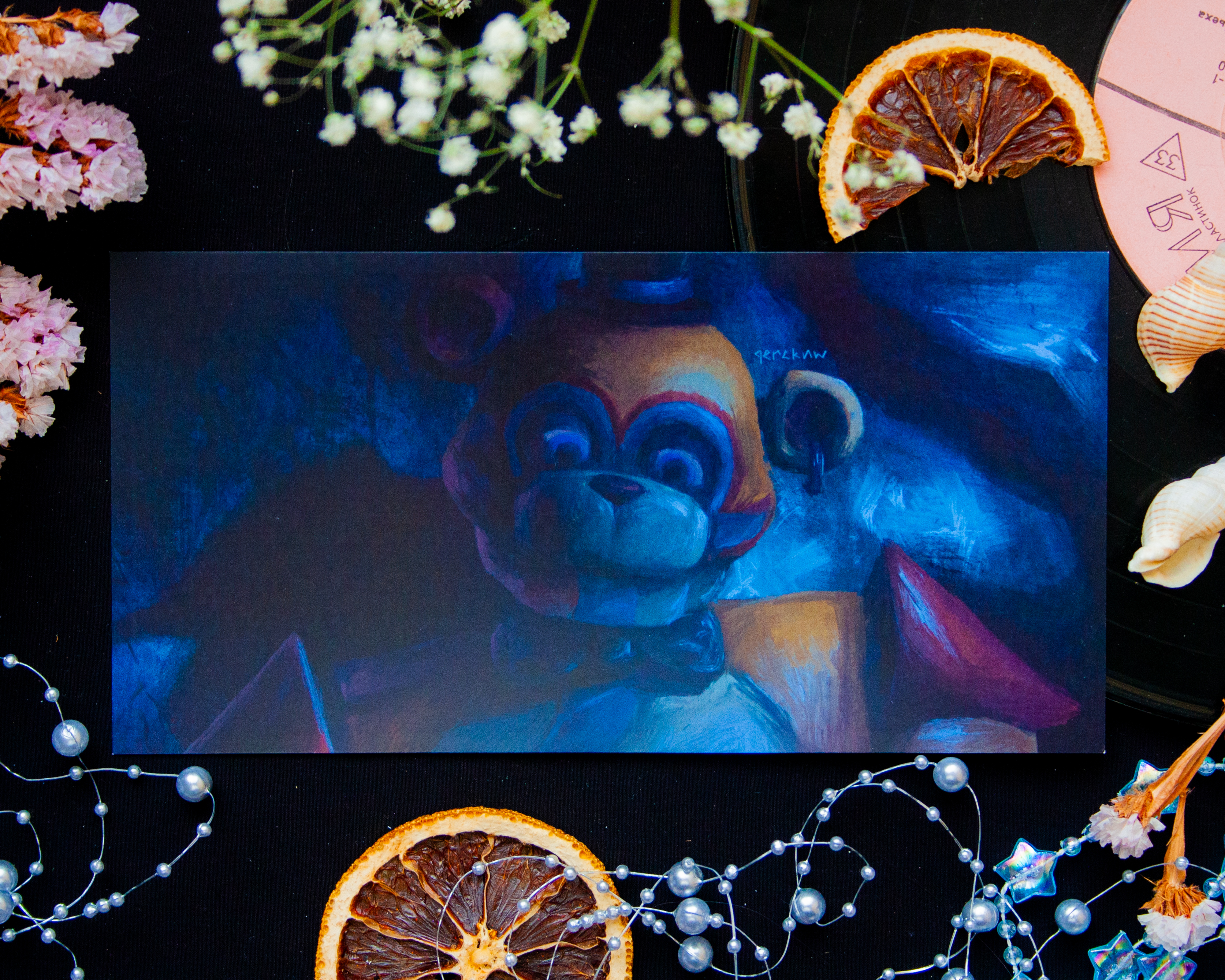 Принт "Глэмрок Фредди" 205х105мм