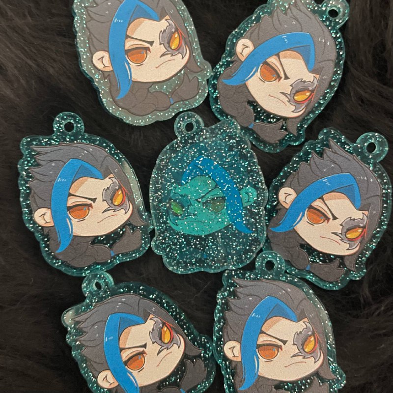 Брелок Каин Лига Легенд 3см