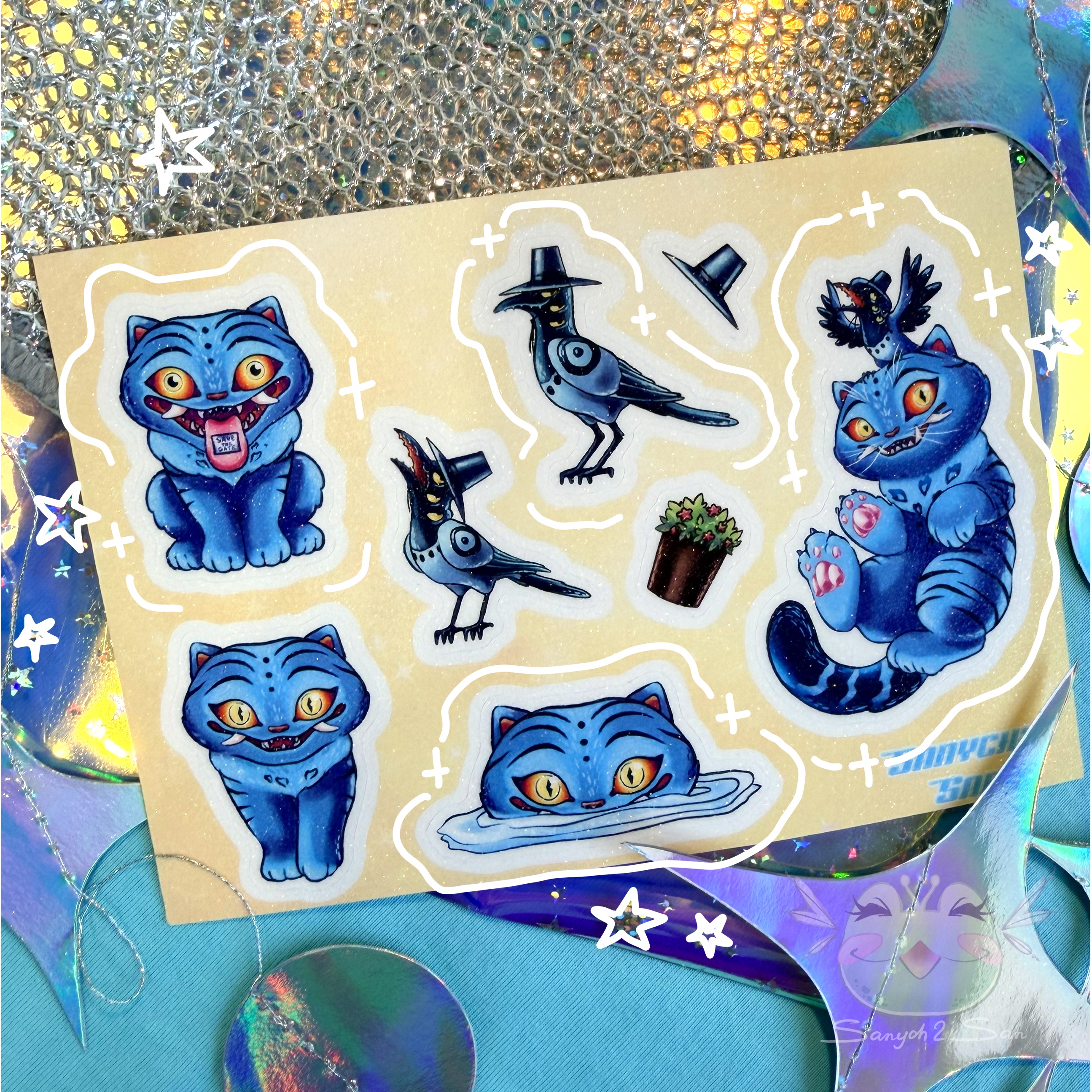 Стикерпак А6, винил сахар, KPOP D.H. TIGER AND CROW