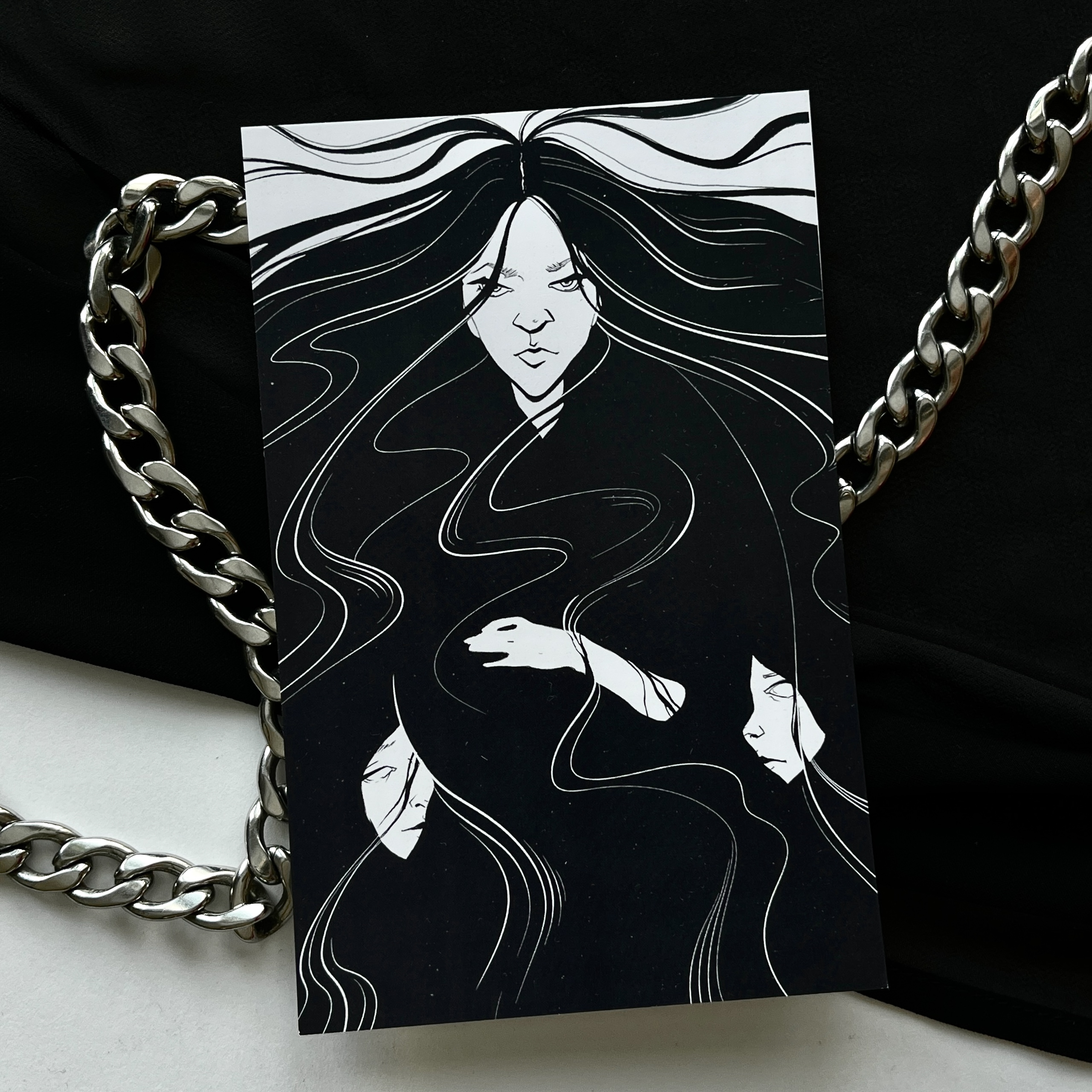 Открытка А6 "Волосы"