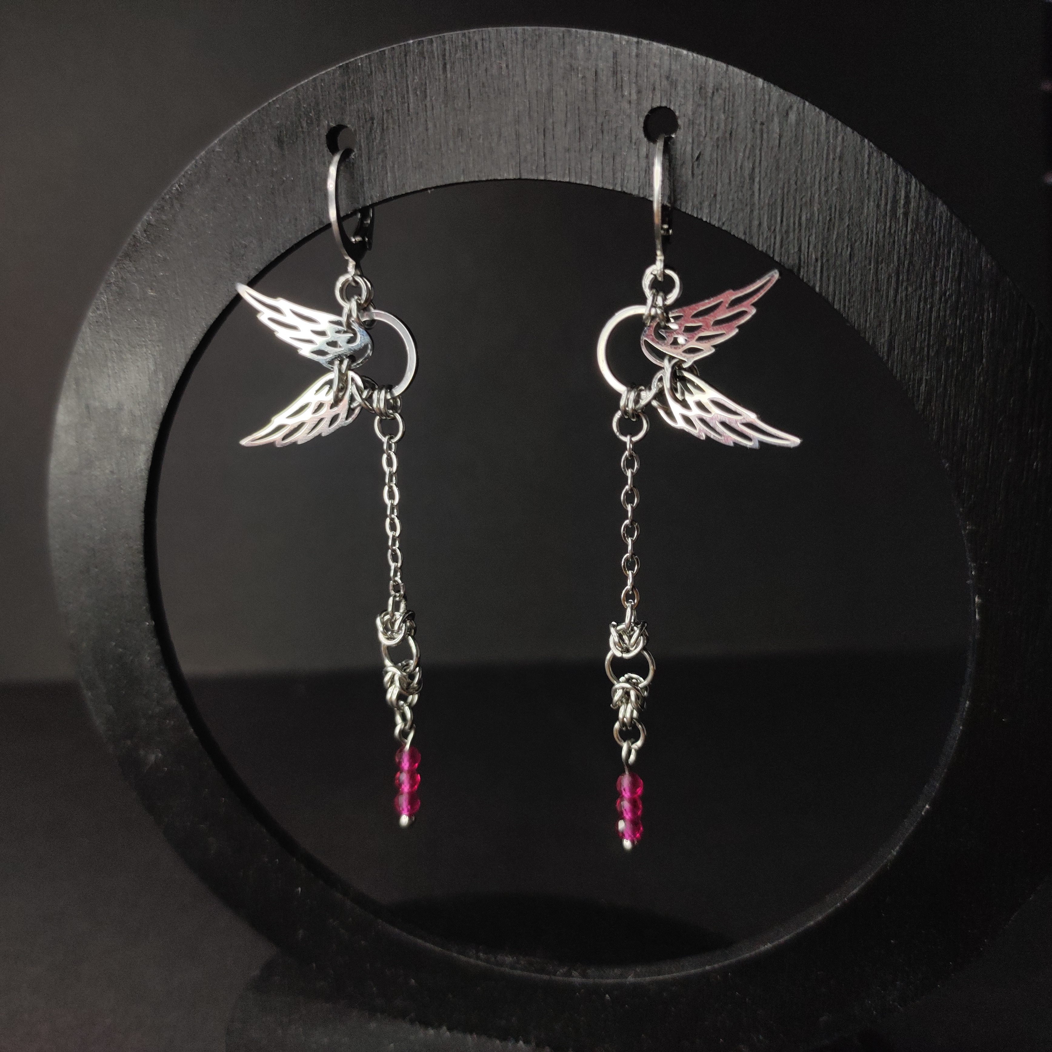 Серьги "Коломбина" (нерж. сталь)