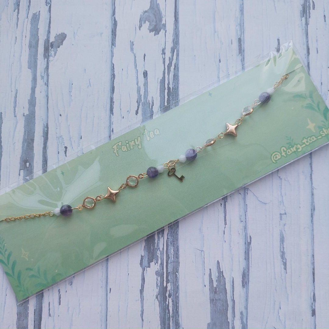 Мини колье Ключ