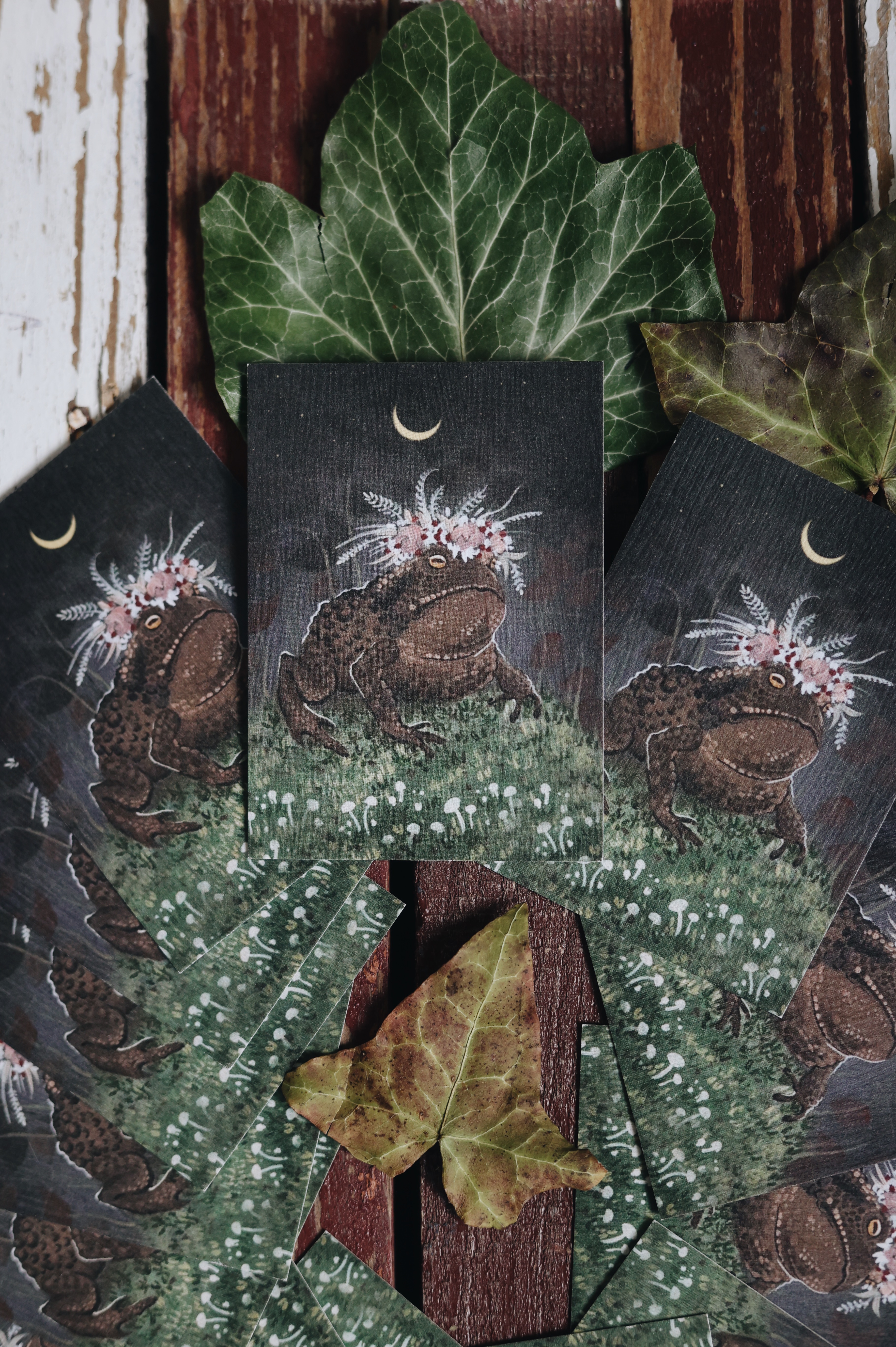 Коллекционная карточка "жаба"