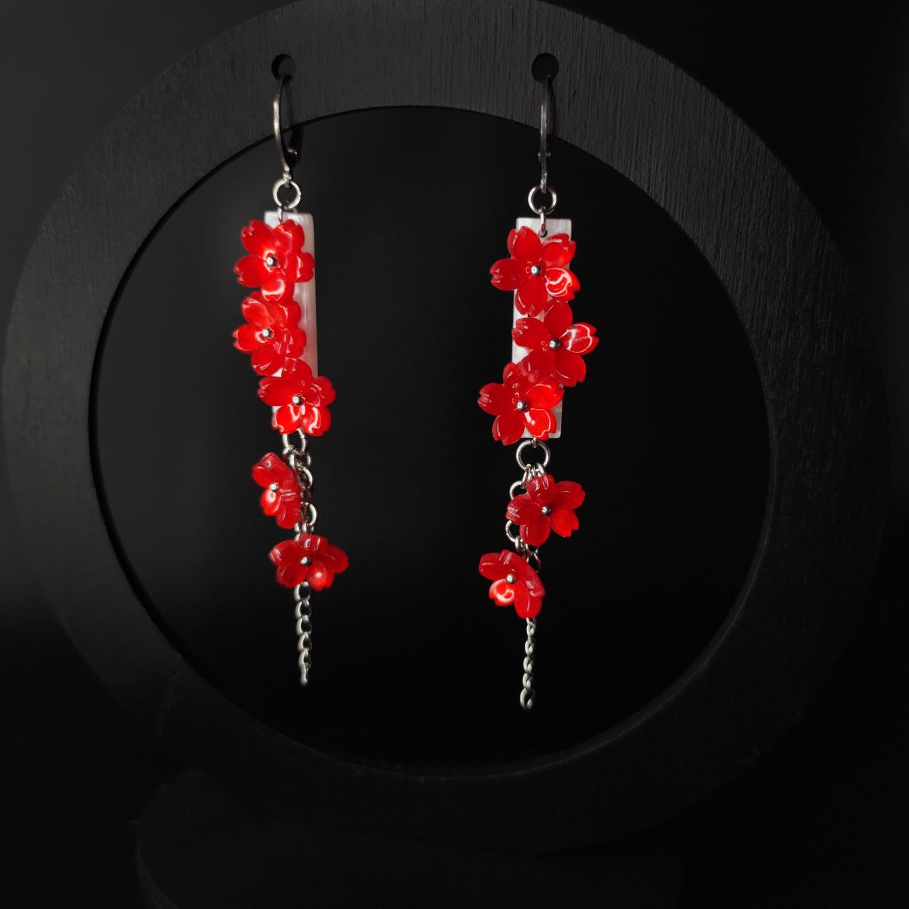 Серьги "Hanahaki" (нерж. сталь)