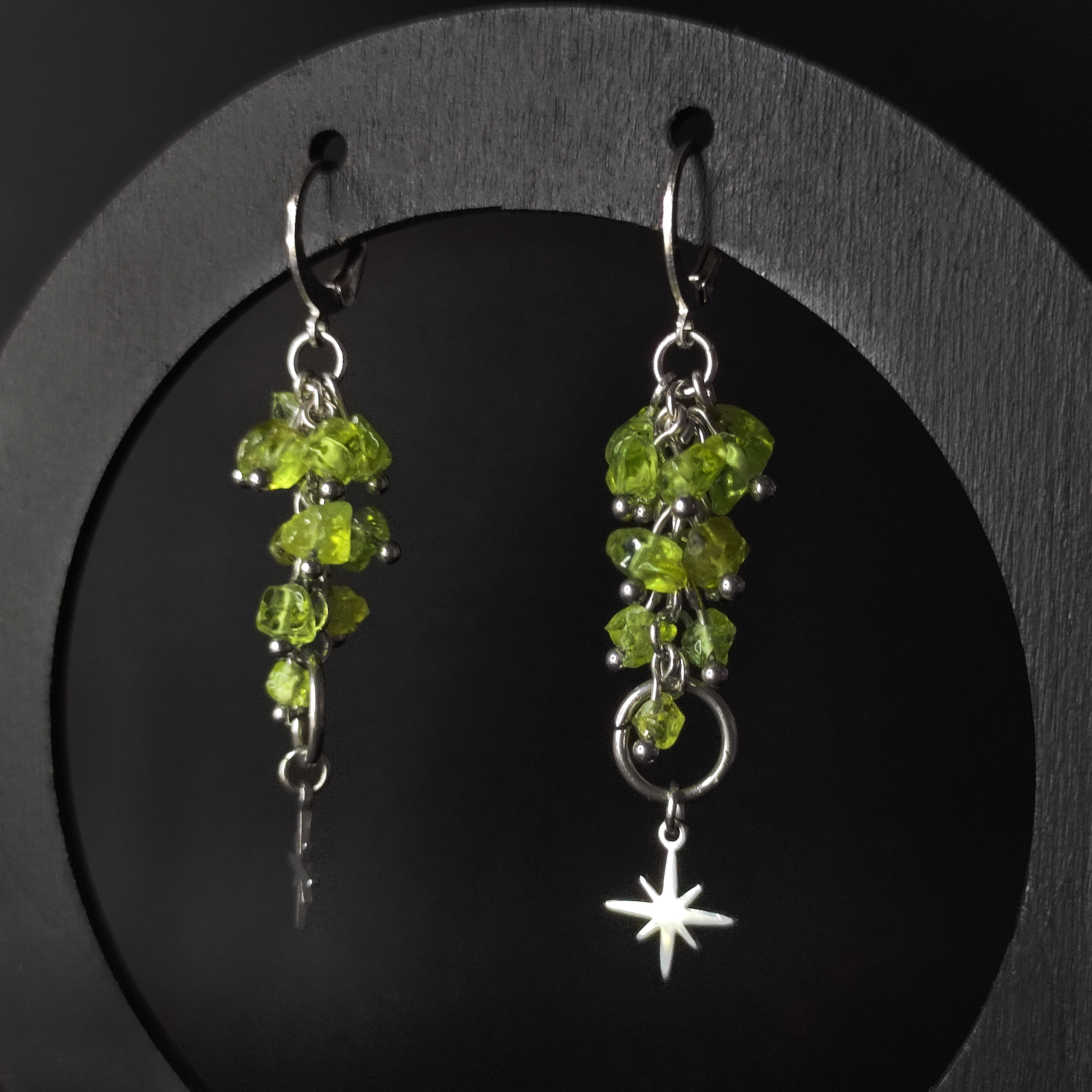 Серьги "Плакучая ива" (нерж. сталь)