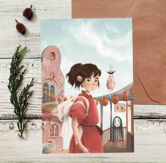 Открытка Тихиро