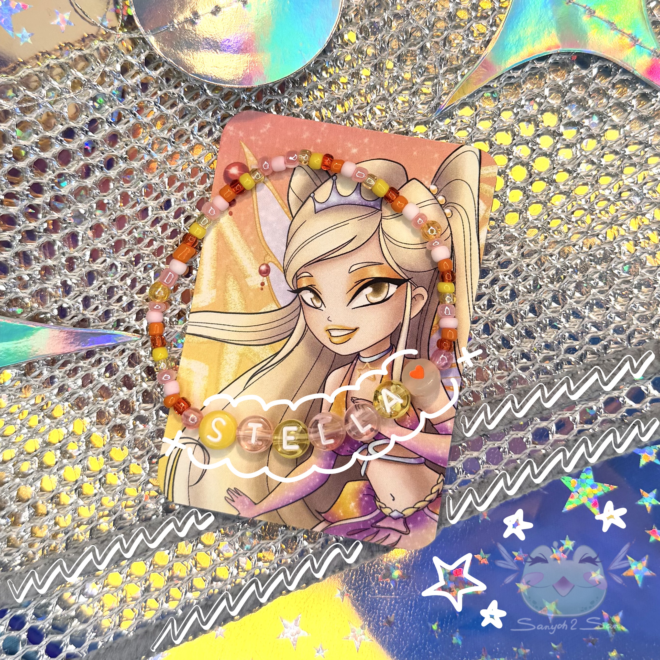 Браслет на резин., WINX, STELLA