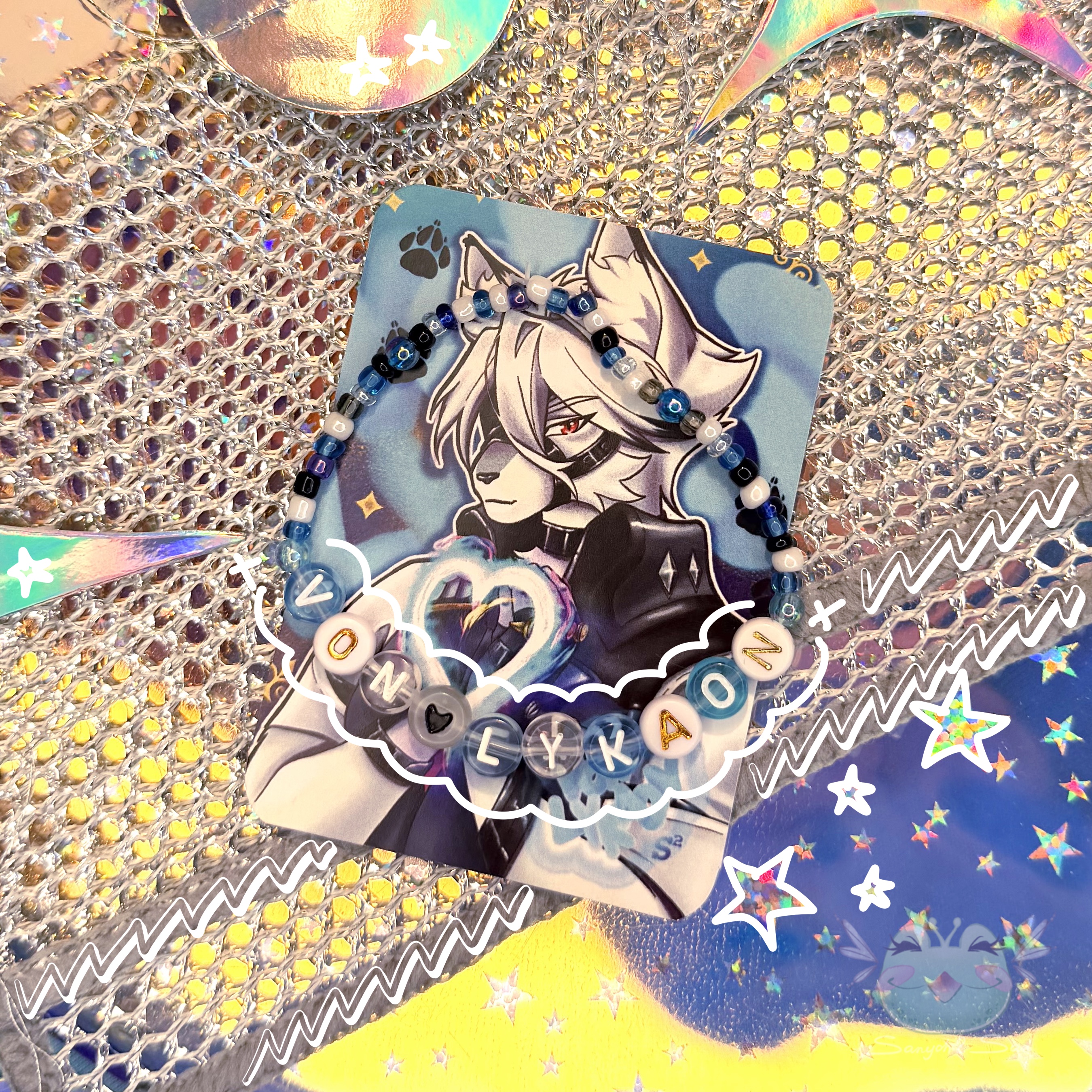 Браслет на резин., ZZZ, VON LYKAON